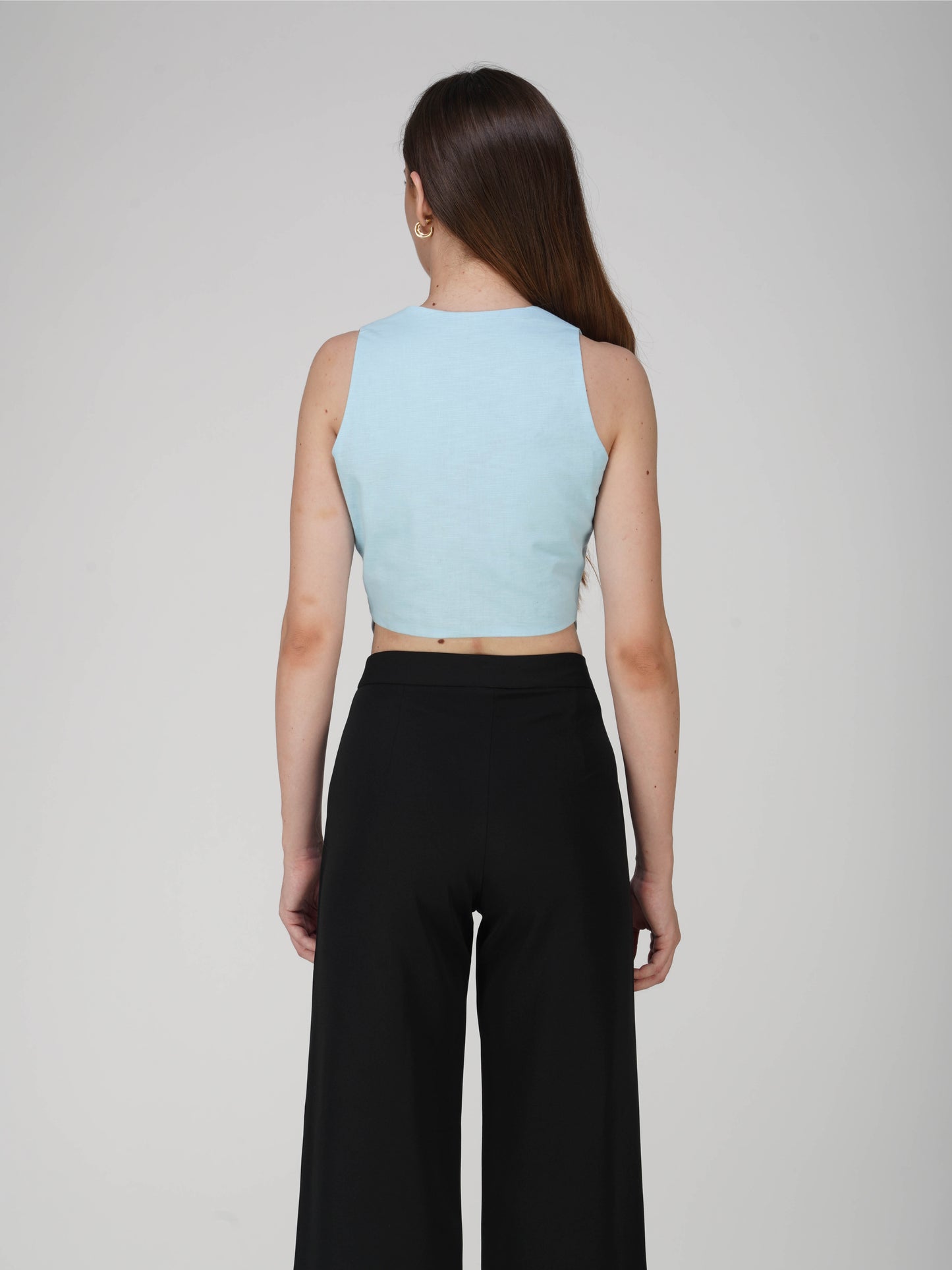 Blue Tailored Waistcoat - Frost Waistcoat (Sky)