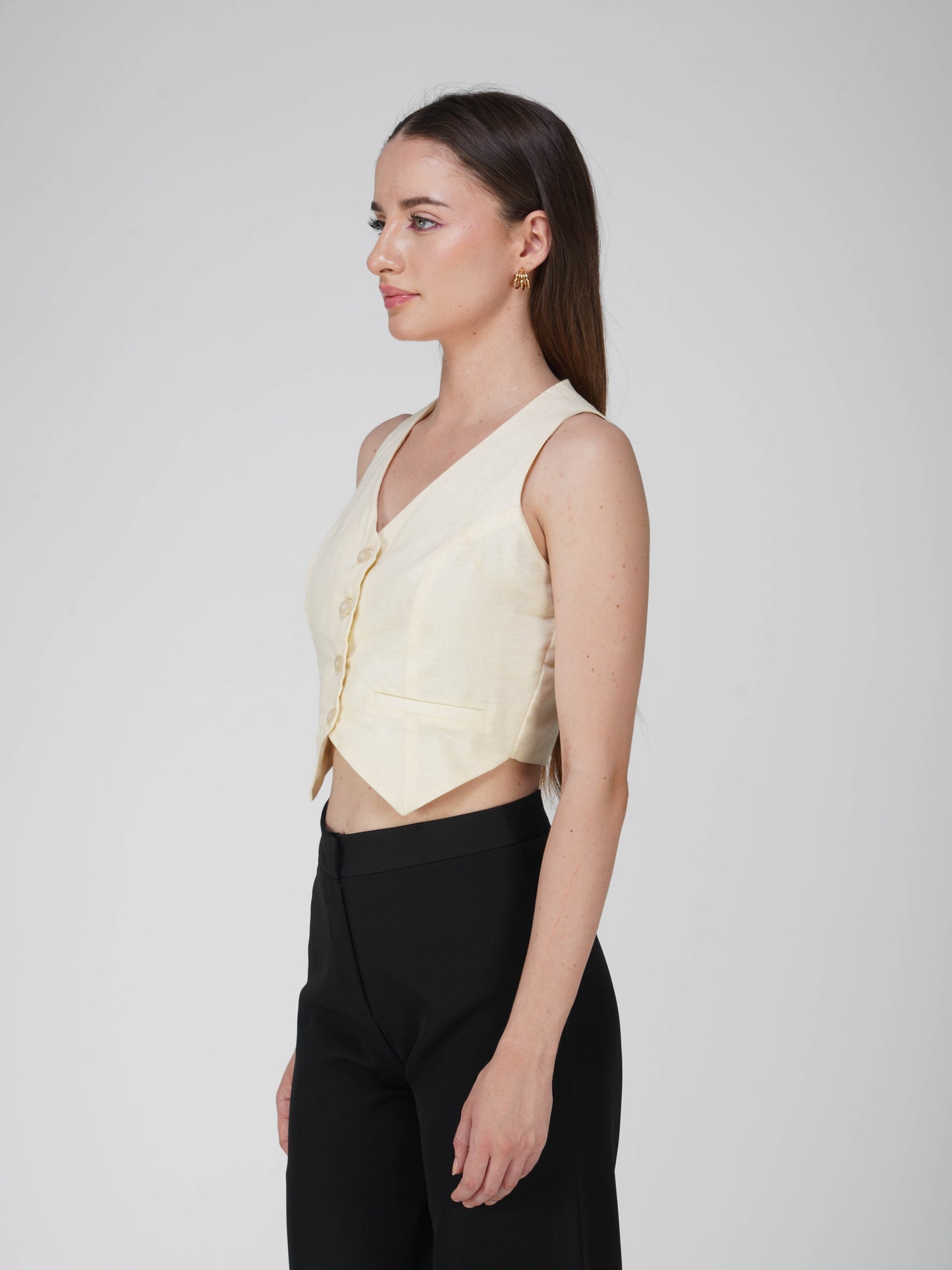 Off-WhiteTailored Waistcoat - Frost Waistcoat (Cream)
