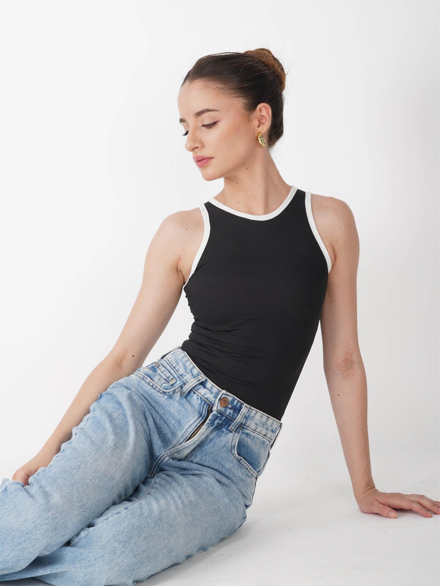Black Racer Bodysuit - Aura Bodysuit (Onyx)