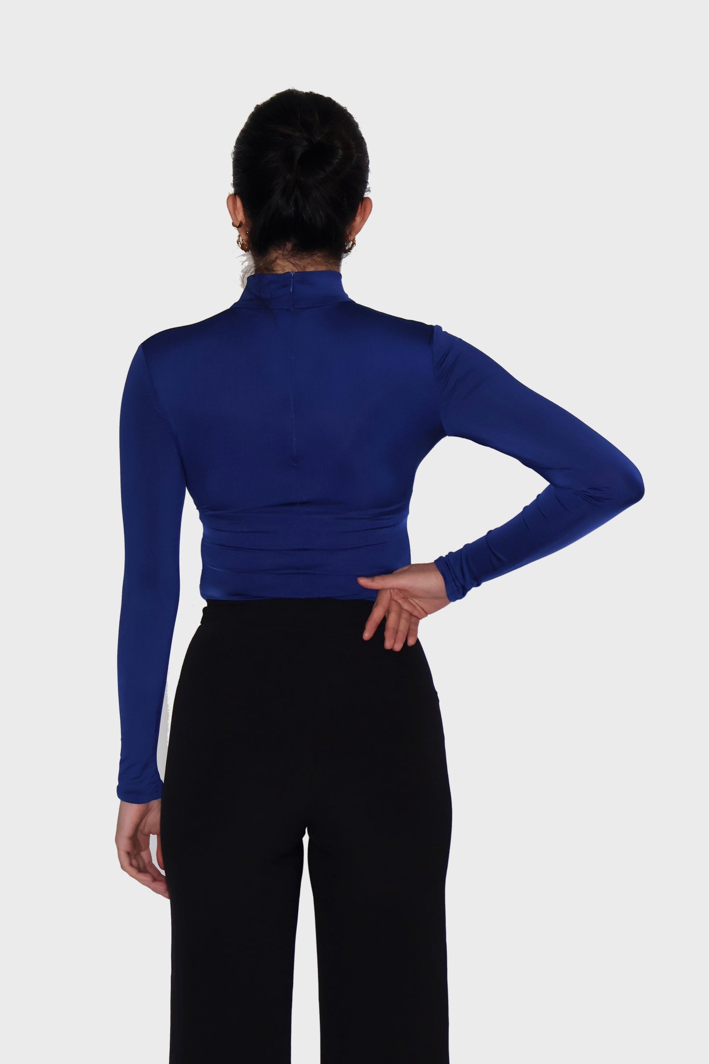 Blue Turtleneck Bodysuit - Birch Bodysuit (Navy)