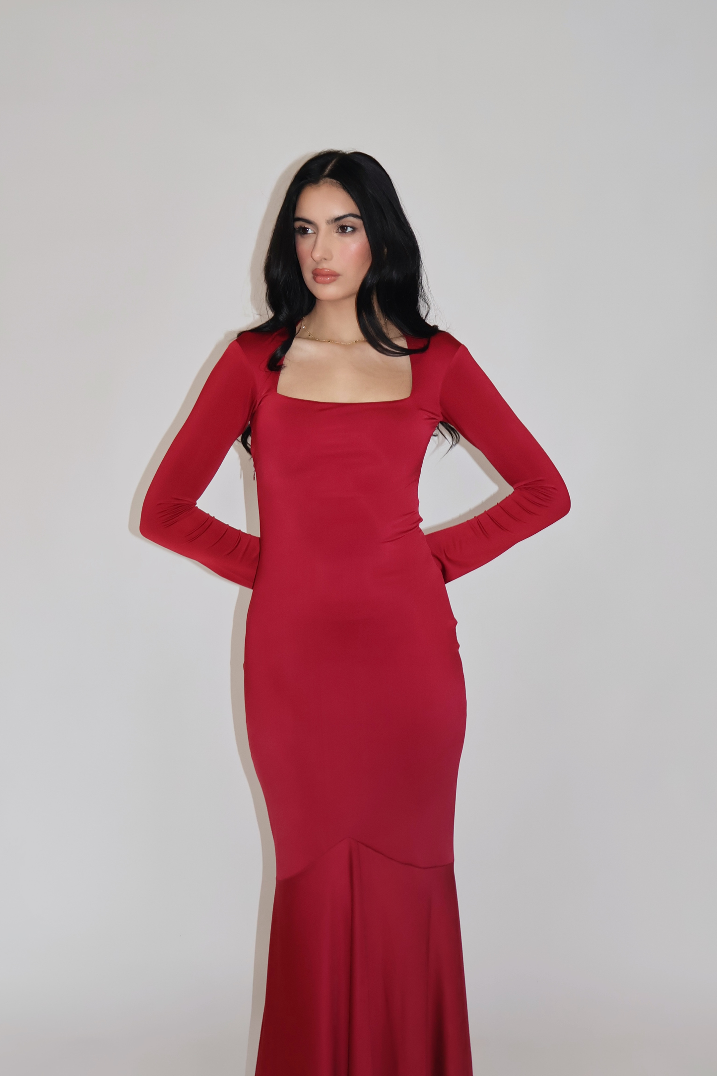 MARTINI DRESS - (Cherry)