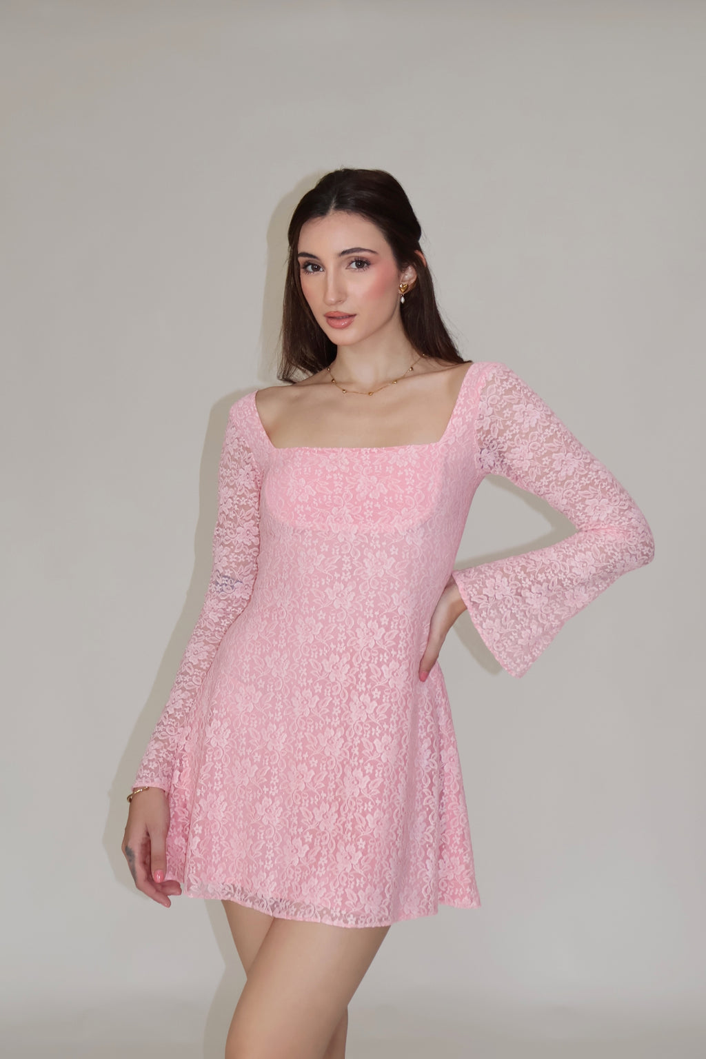 TULIP DRESS - (Pink)