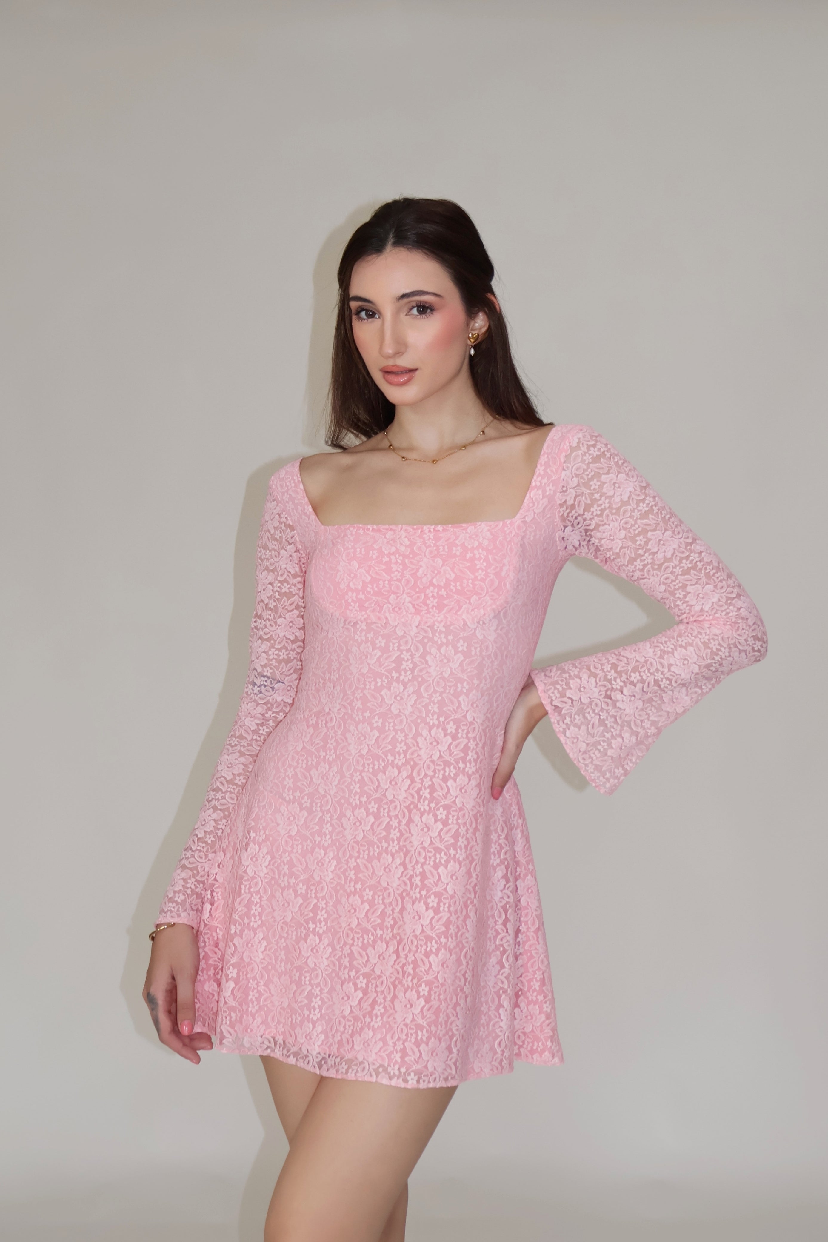 TULIP DRESS - (Pink)