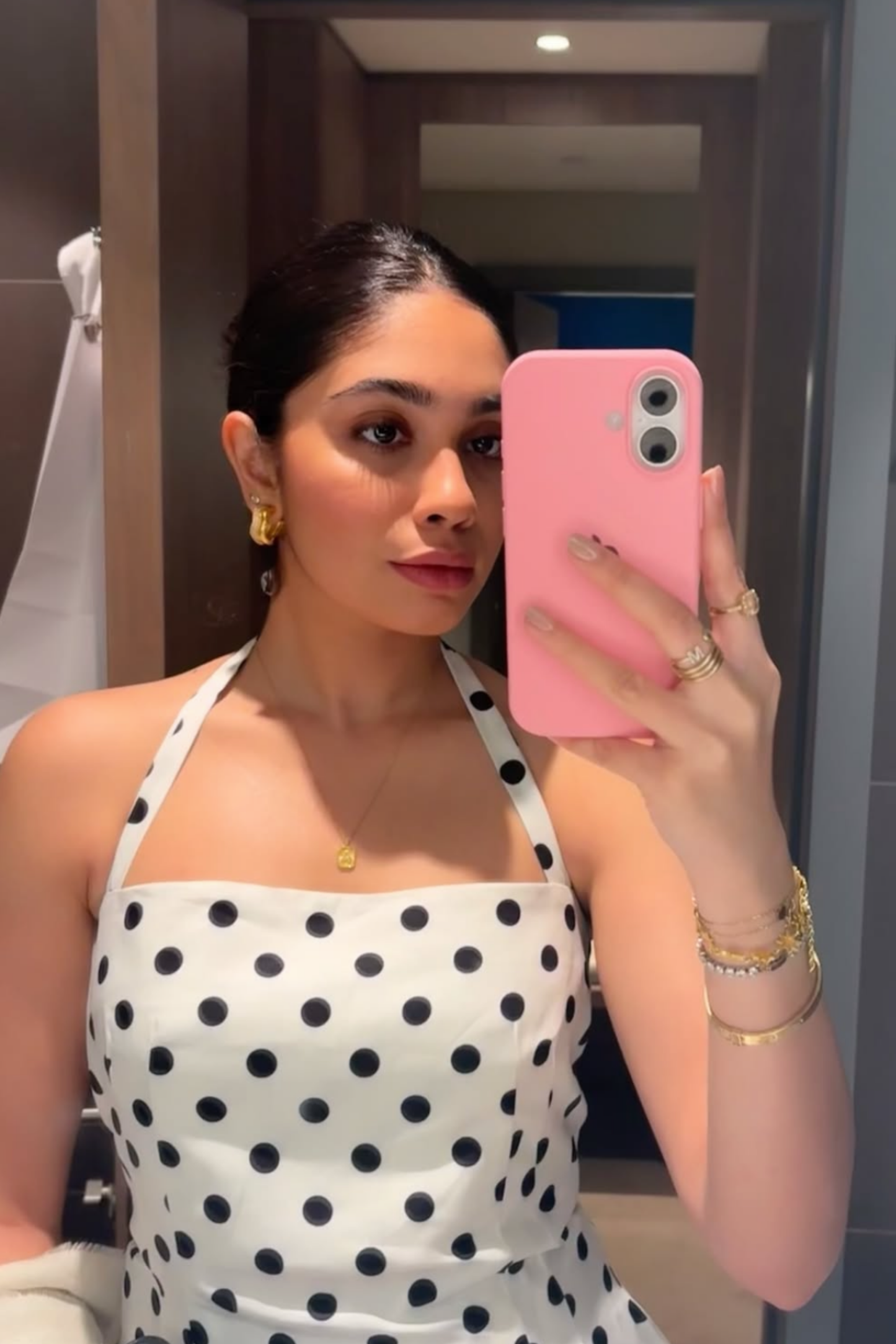 Anushree in IVY Top - White