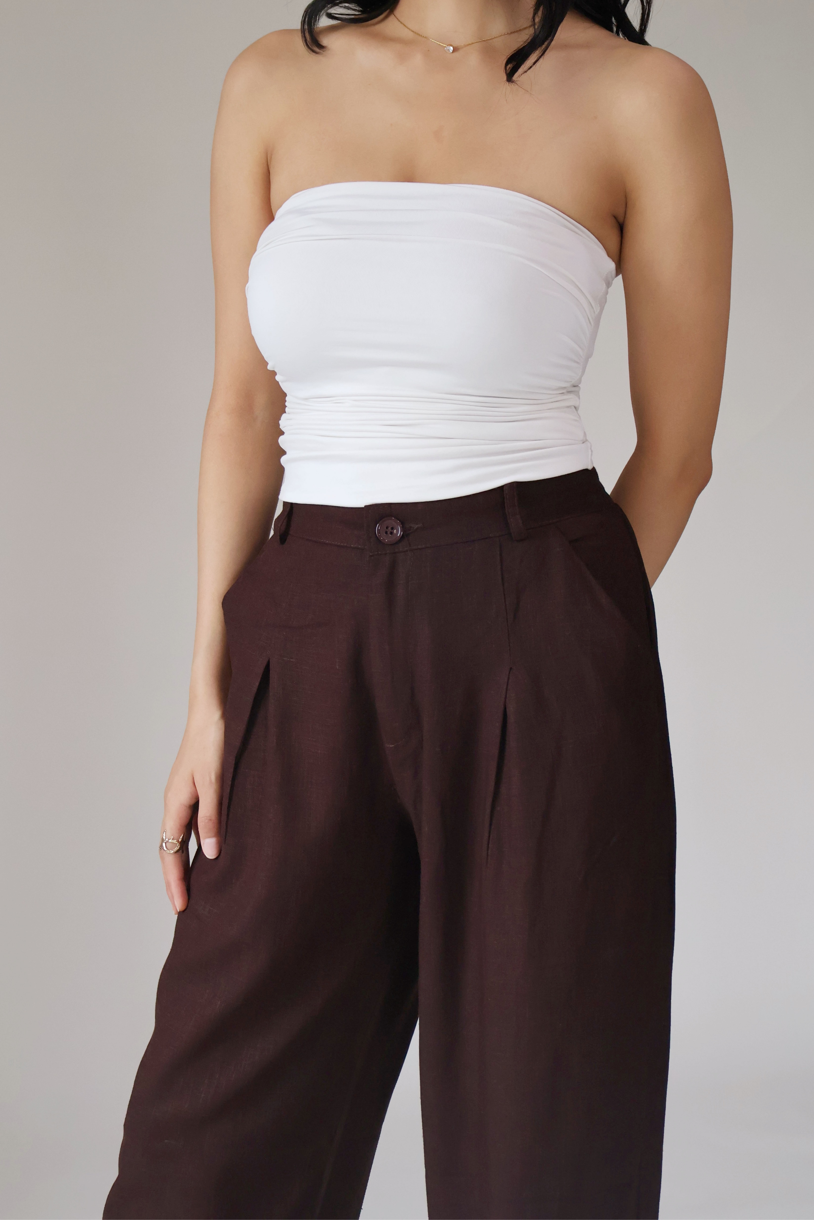 COASTAL PANTS - (Deep coco)