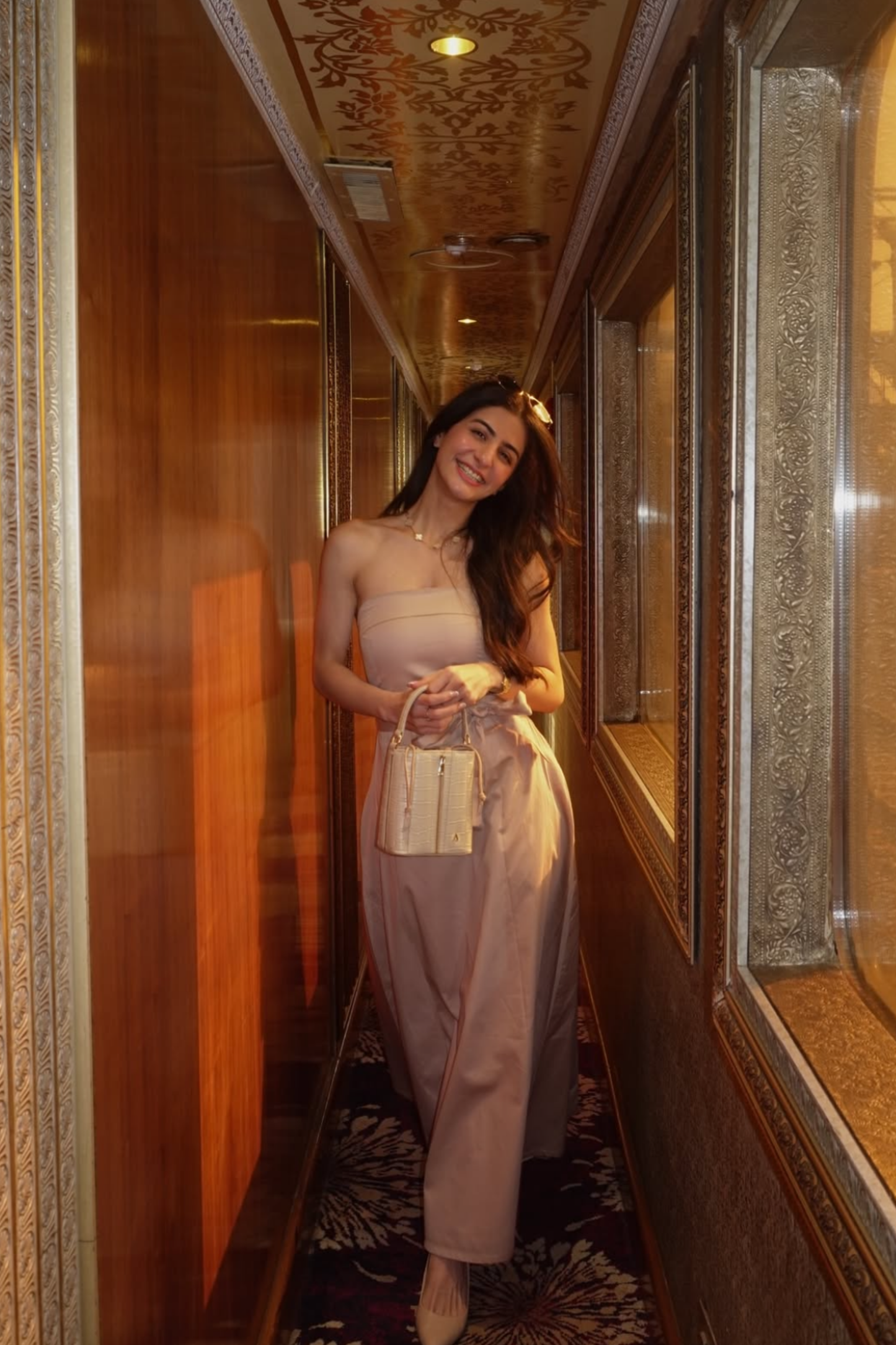 Anahita in Sand Tube Bow Dress – SIENNA