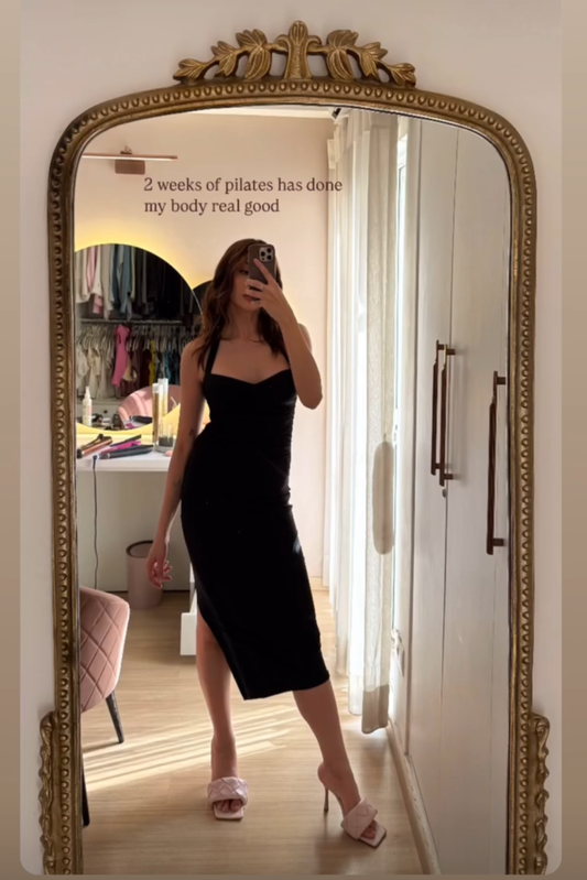 Nitibha in ray dress onyx