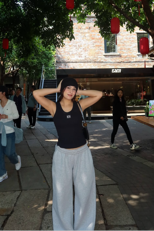 Pallavi in slate joggers