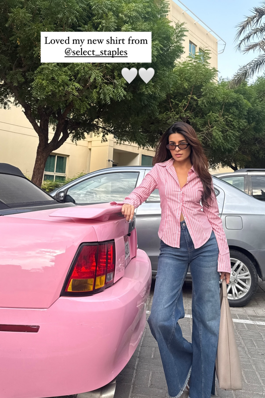 Prerna Mehra in iris shirt red