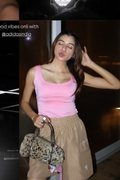 Aakanksha in quill top flamingo