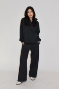 HOODIE CO-ORD SET - (Black)