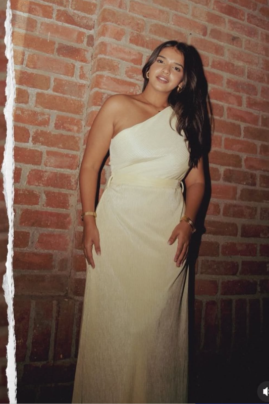 Tarini in sun dress butter