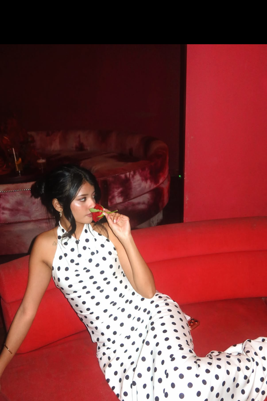 Tanya bedi in Lyna dress white