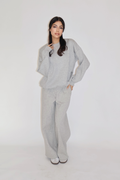 CREWNECK CO-ORD SET - (Gray)