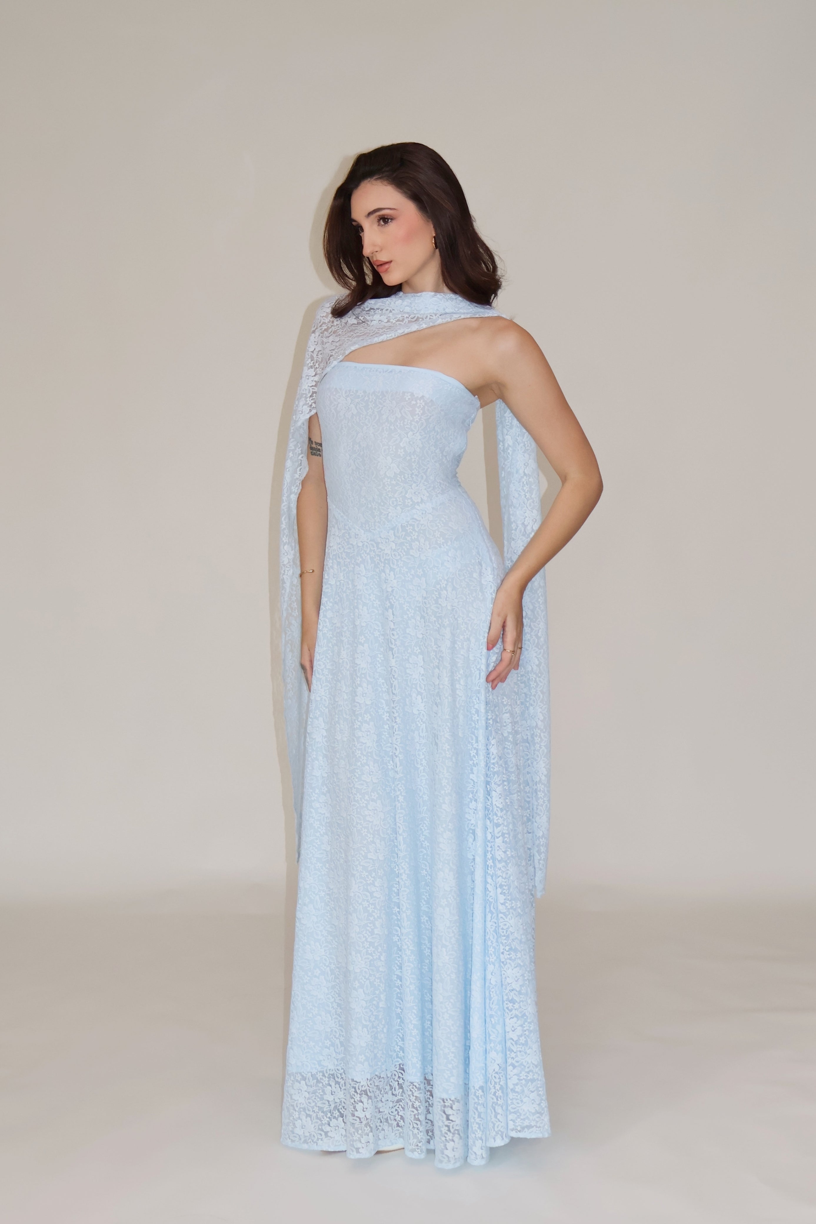 DAISY DRESS - (Sky)