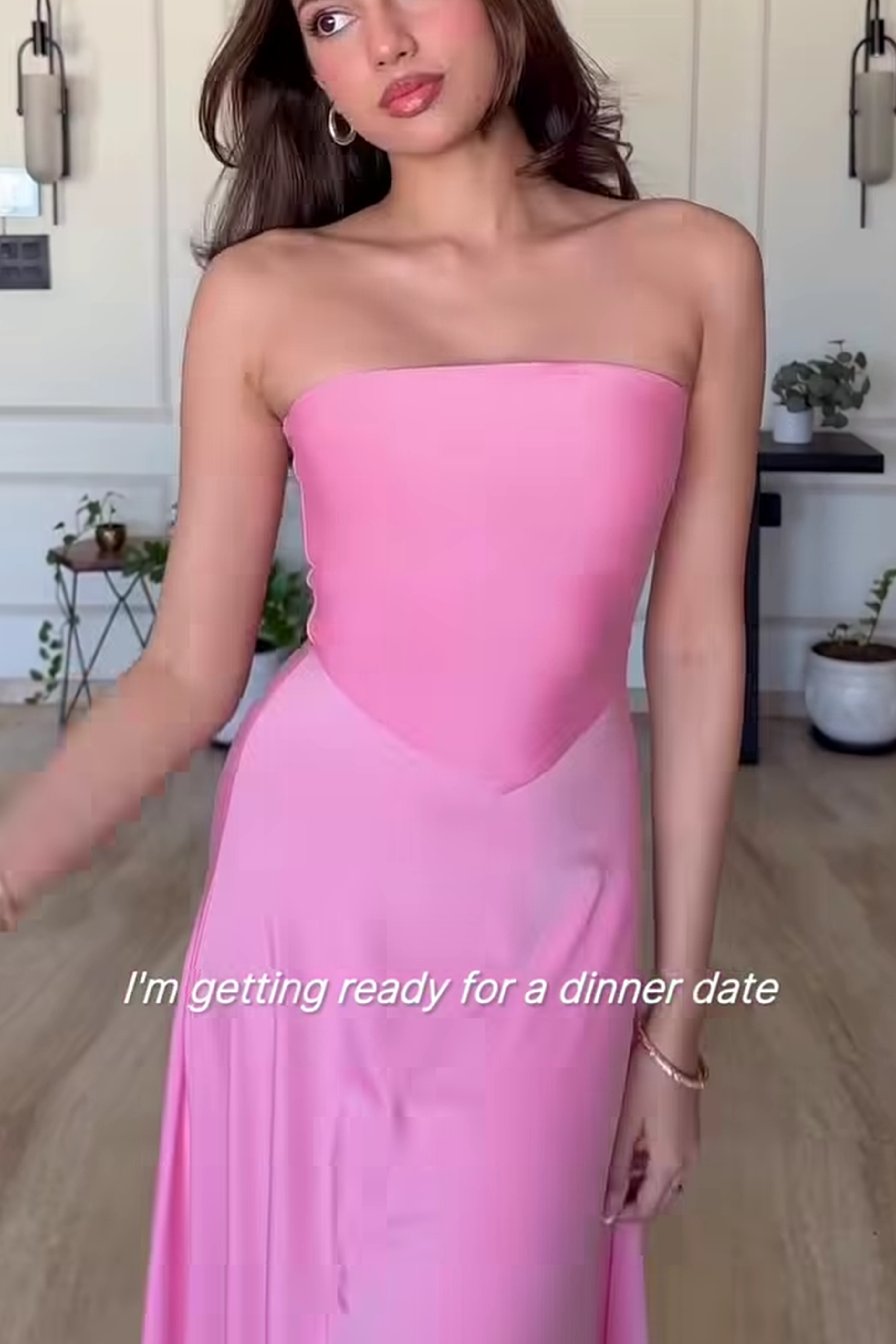 Khushi in Flow Dress Flamingo