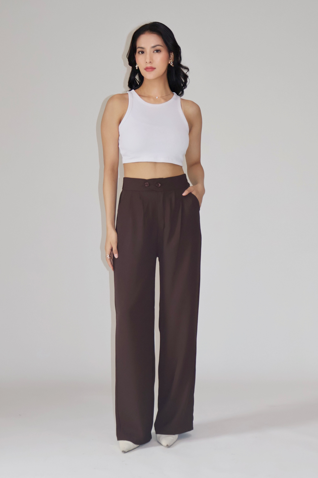 RUMI PANTS - (Brown)