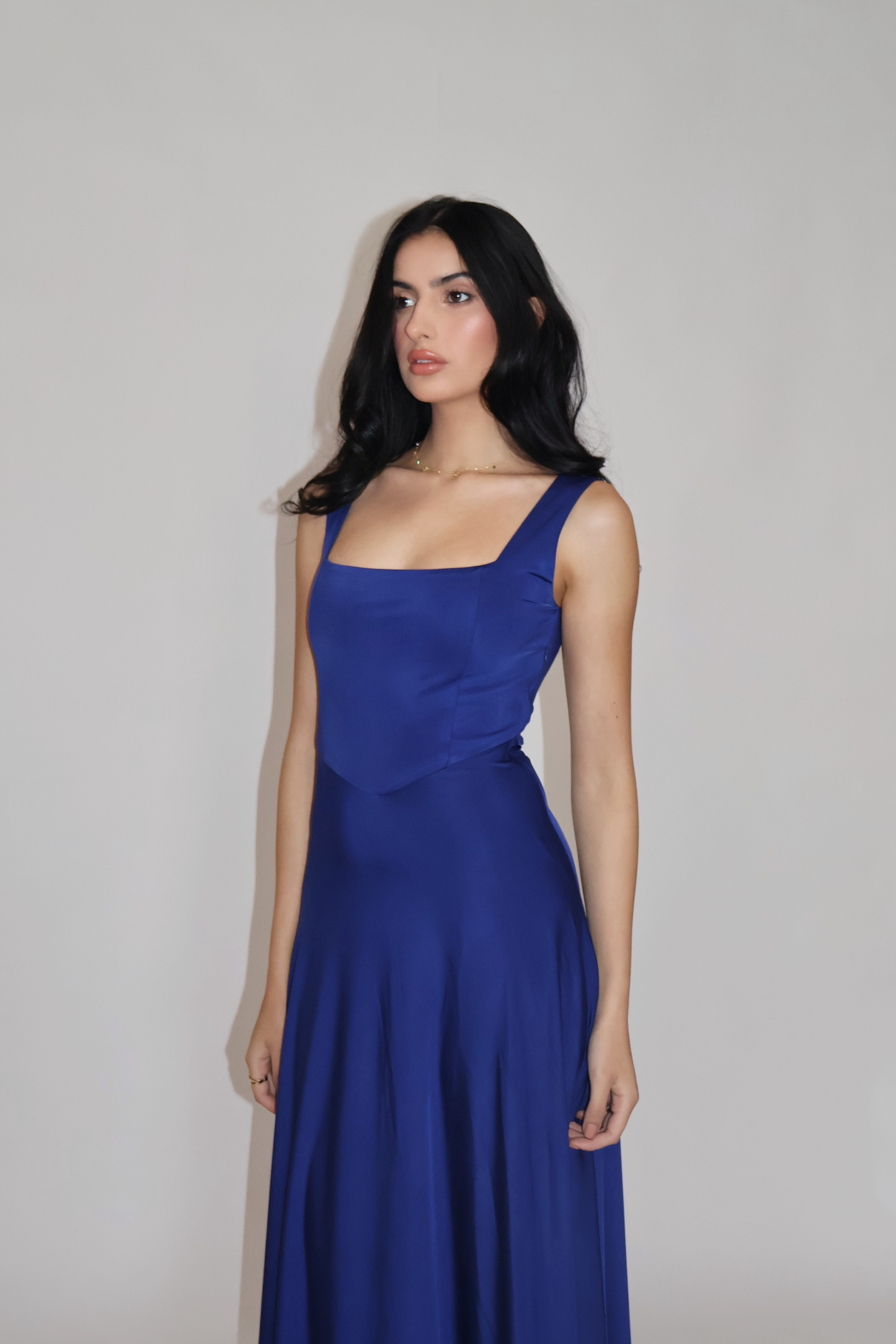 ROSÉ DRESS - (Navy)