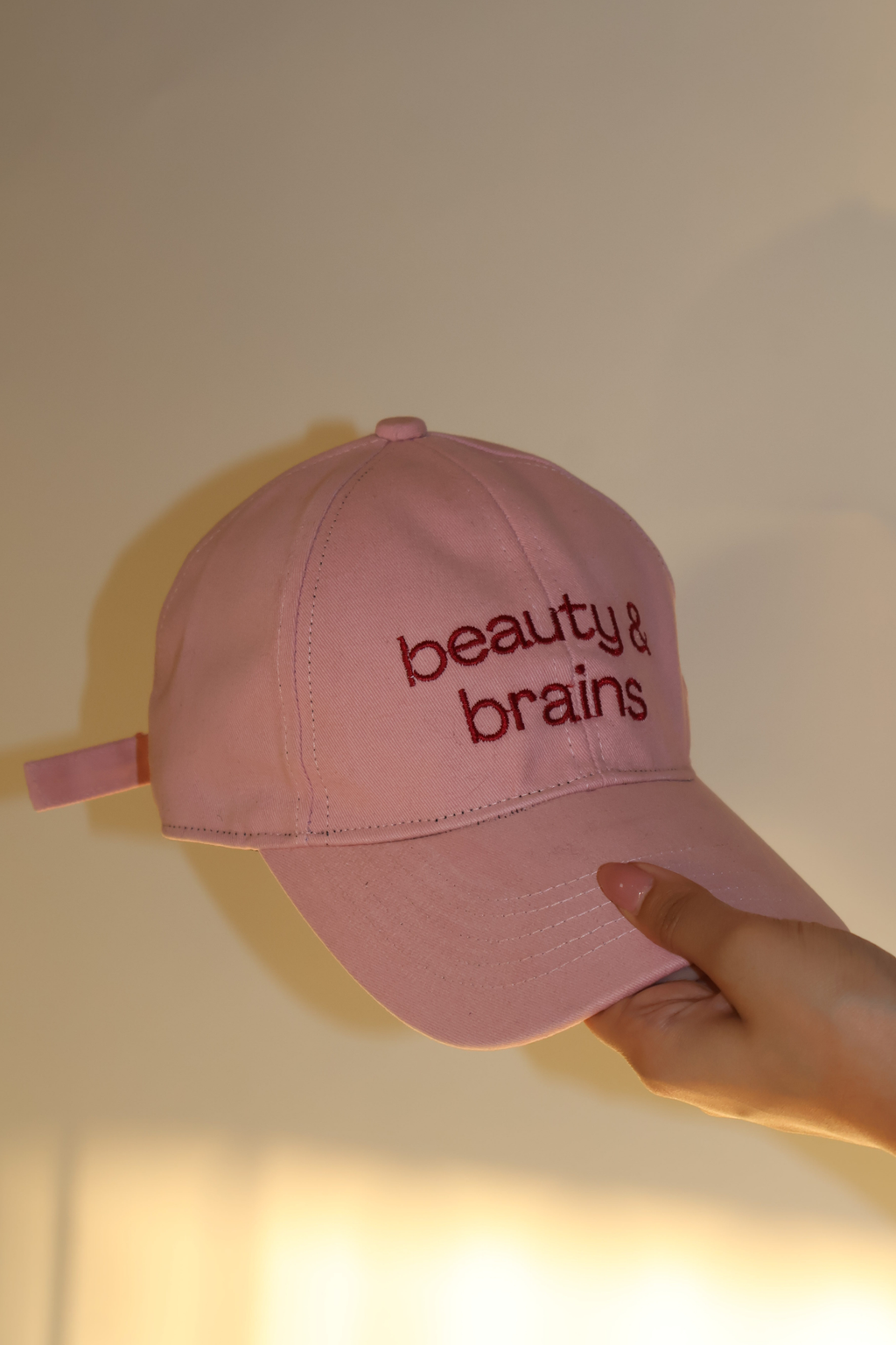 BEAUTY AND BRAINS CAP