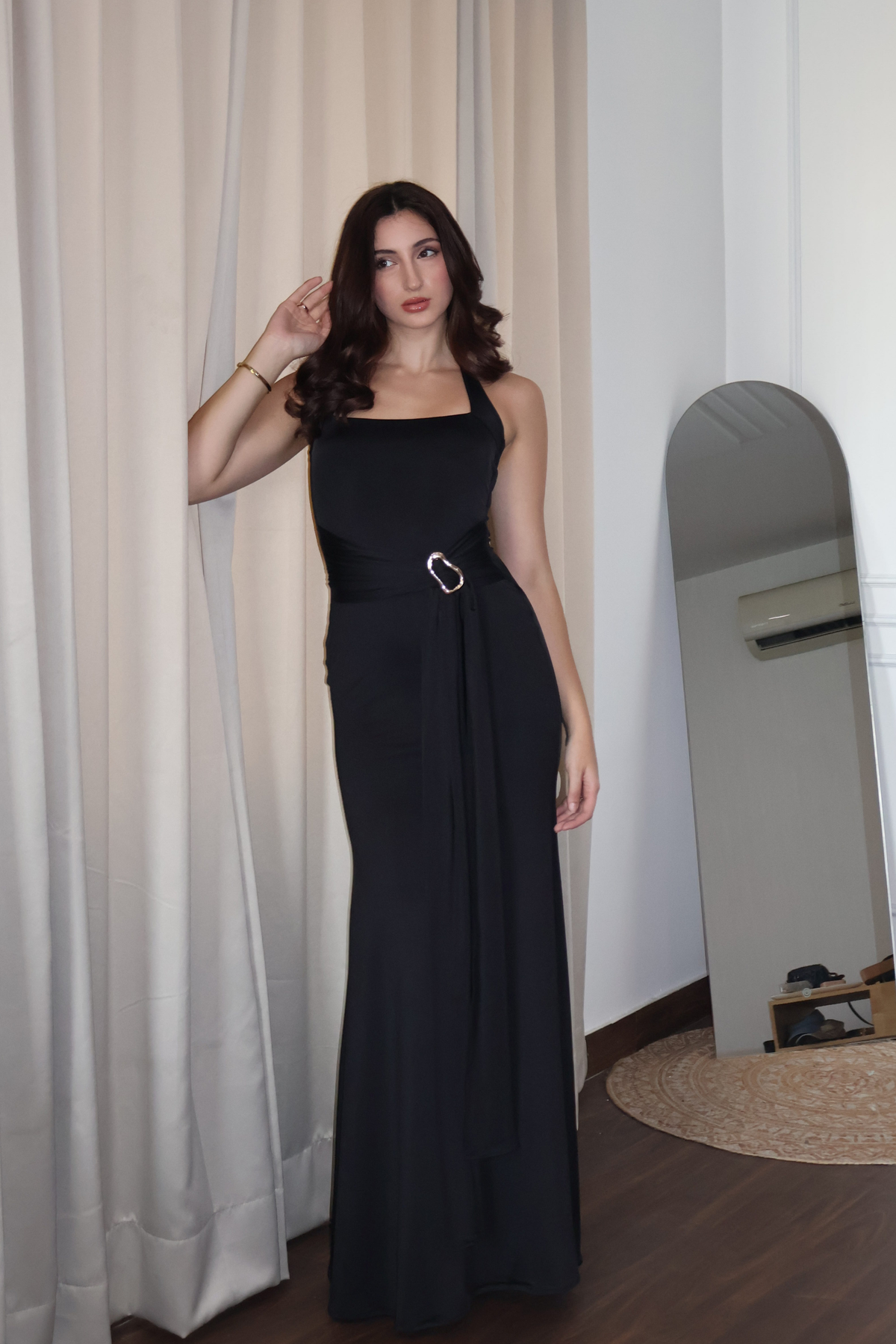 Luana in MIMOSA DRESS - (Onyx)