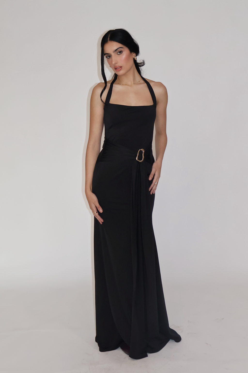 MIMOSA DRESS - (Onyx)