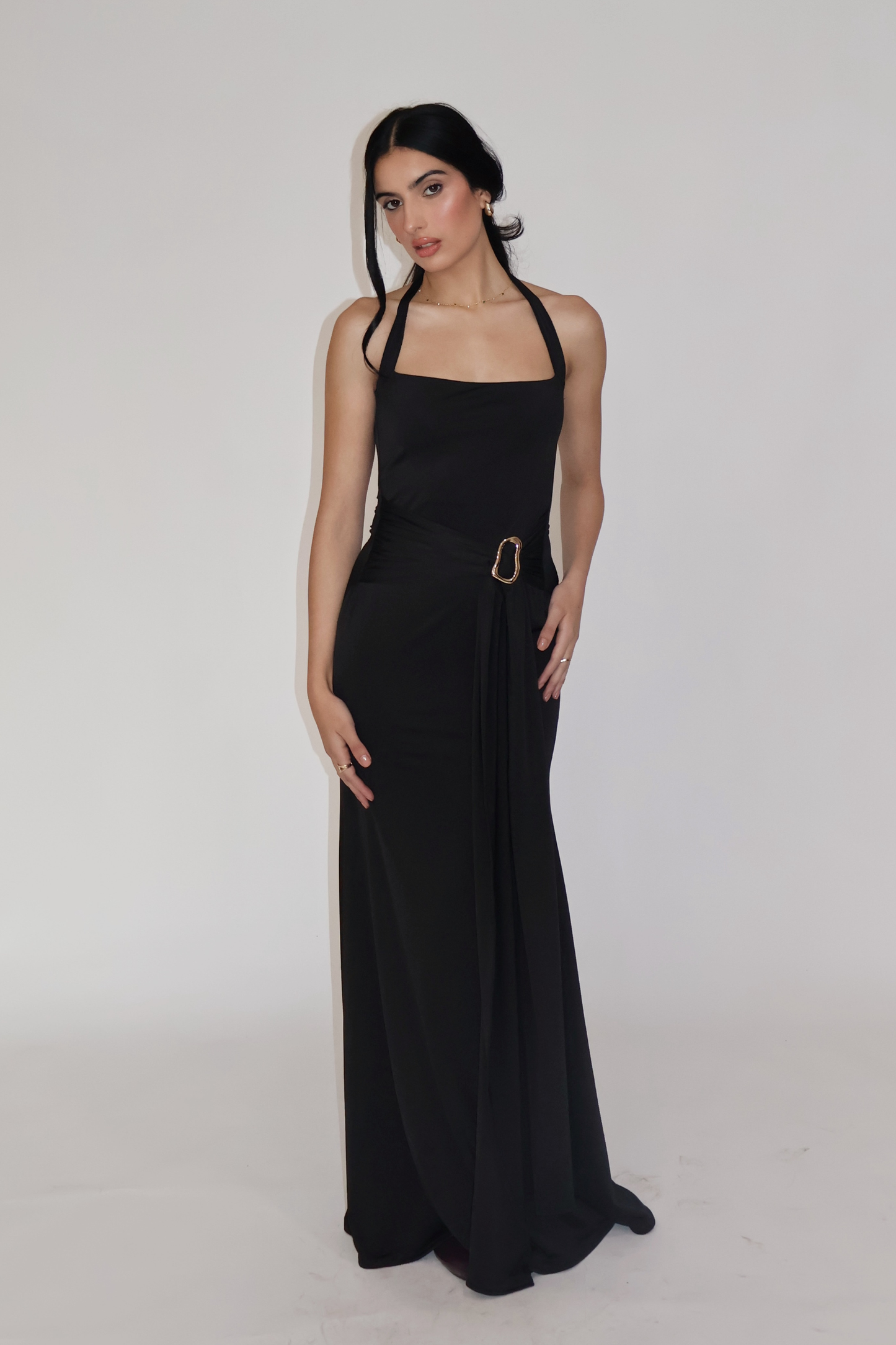 MIMOSA DRESS - (Onyx)