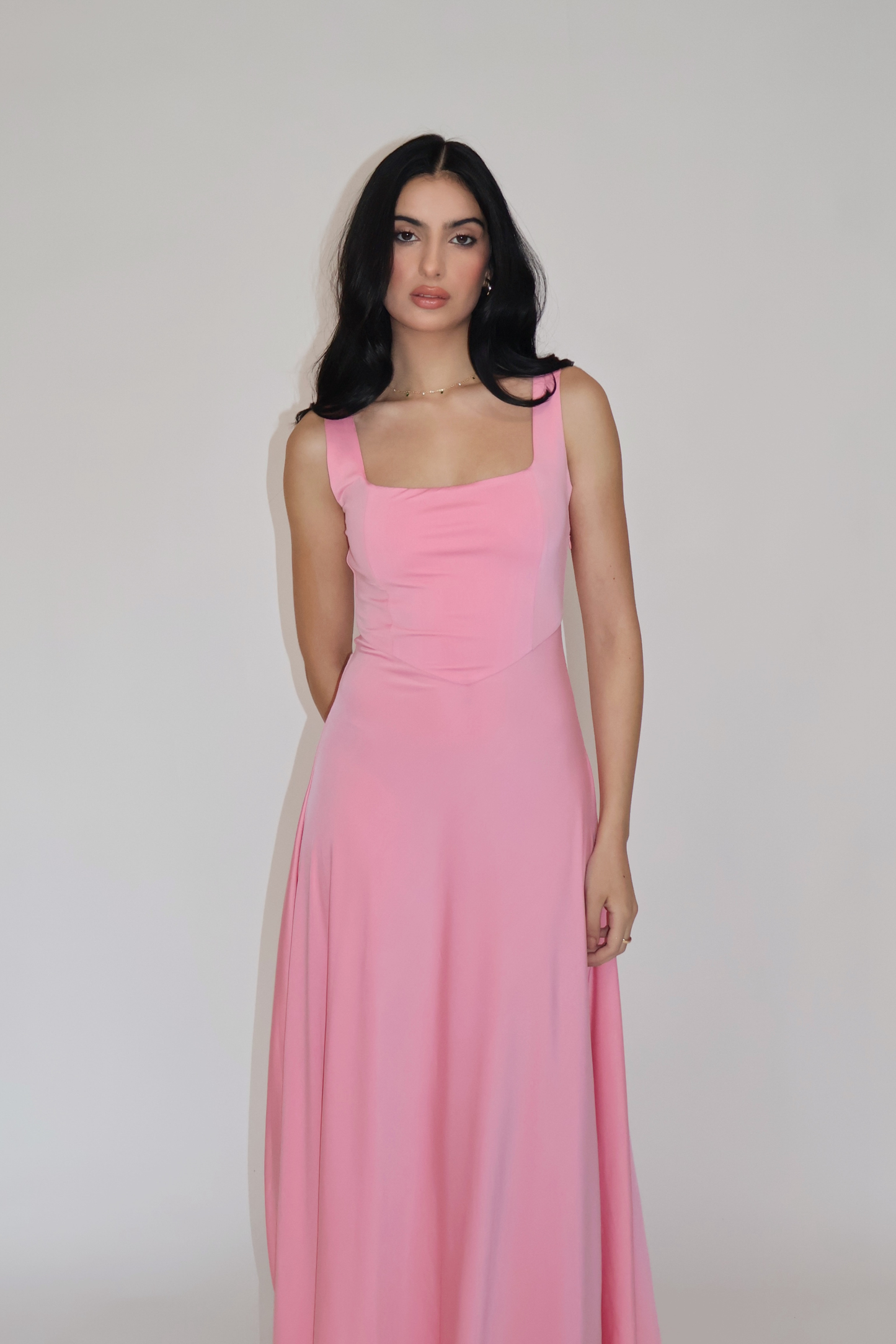 ROSÉ DRESS - (Flamingo)