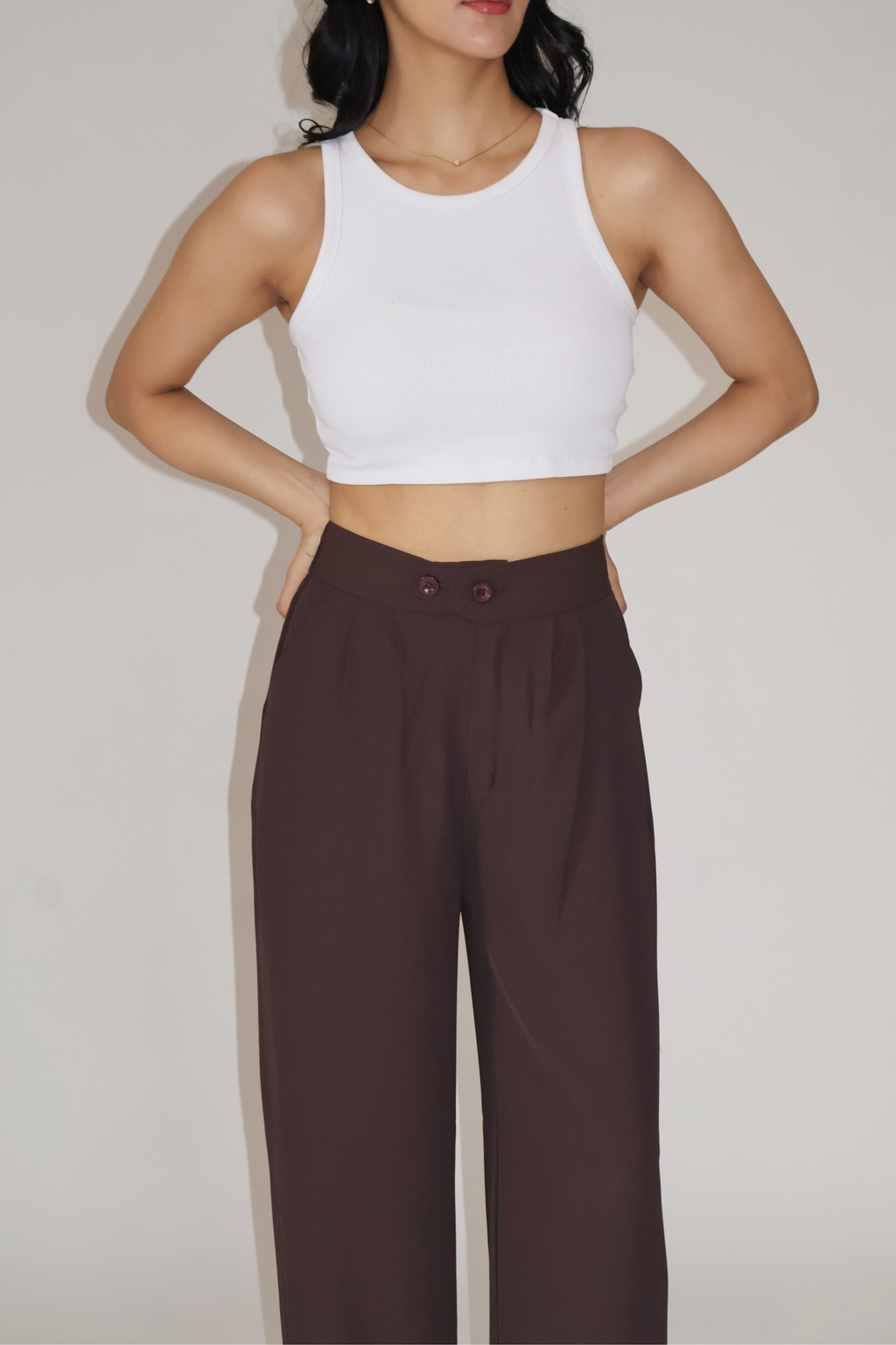 RUMI PANTS - (Brown)