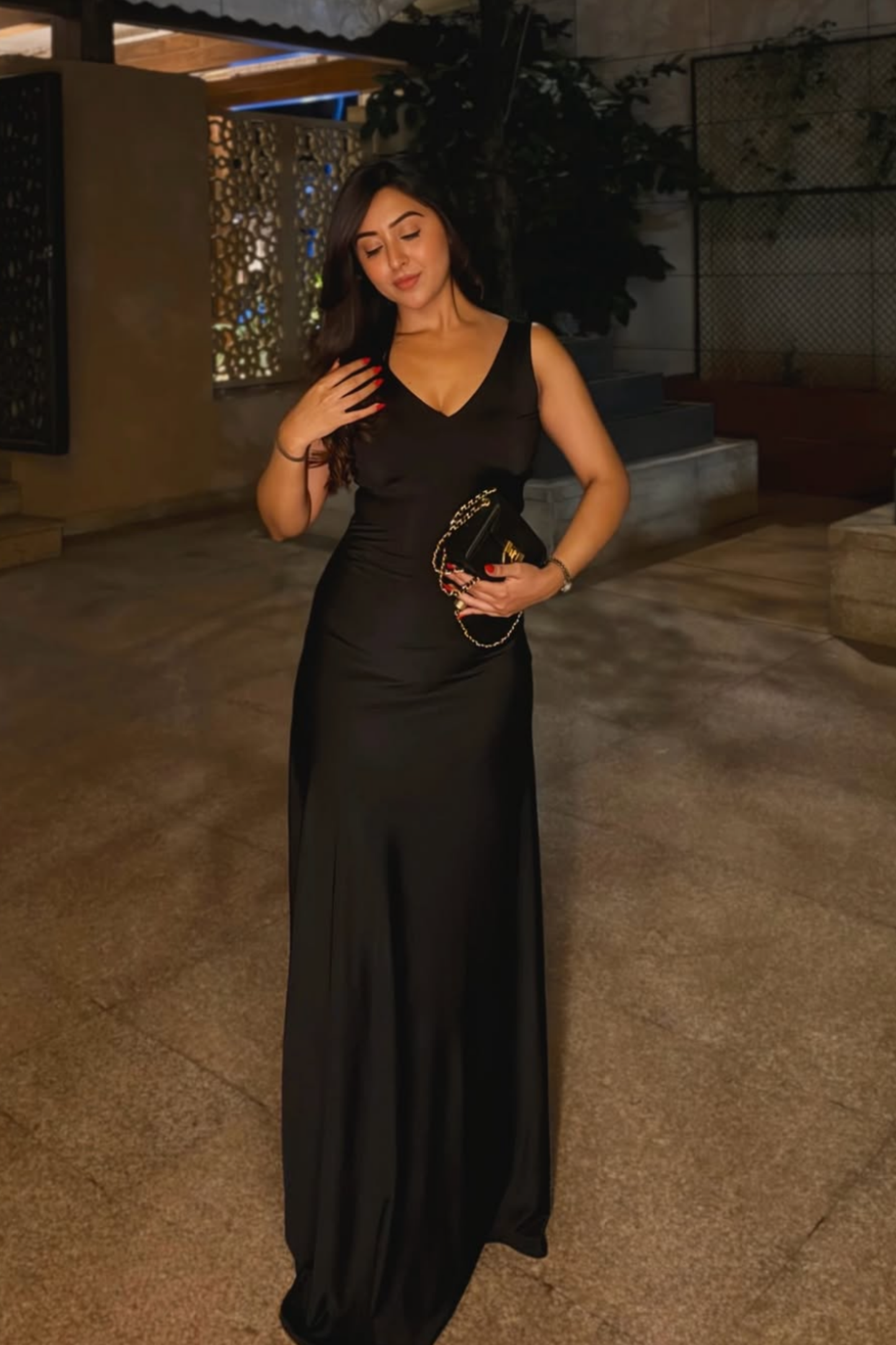Farheen in PROSECO DRESS - (Onyx)