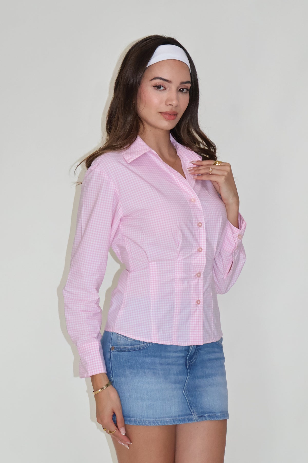 Amber Shirt - (Pink)