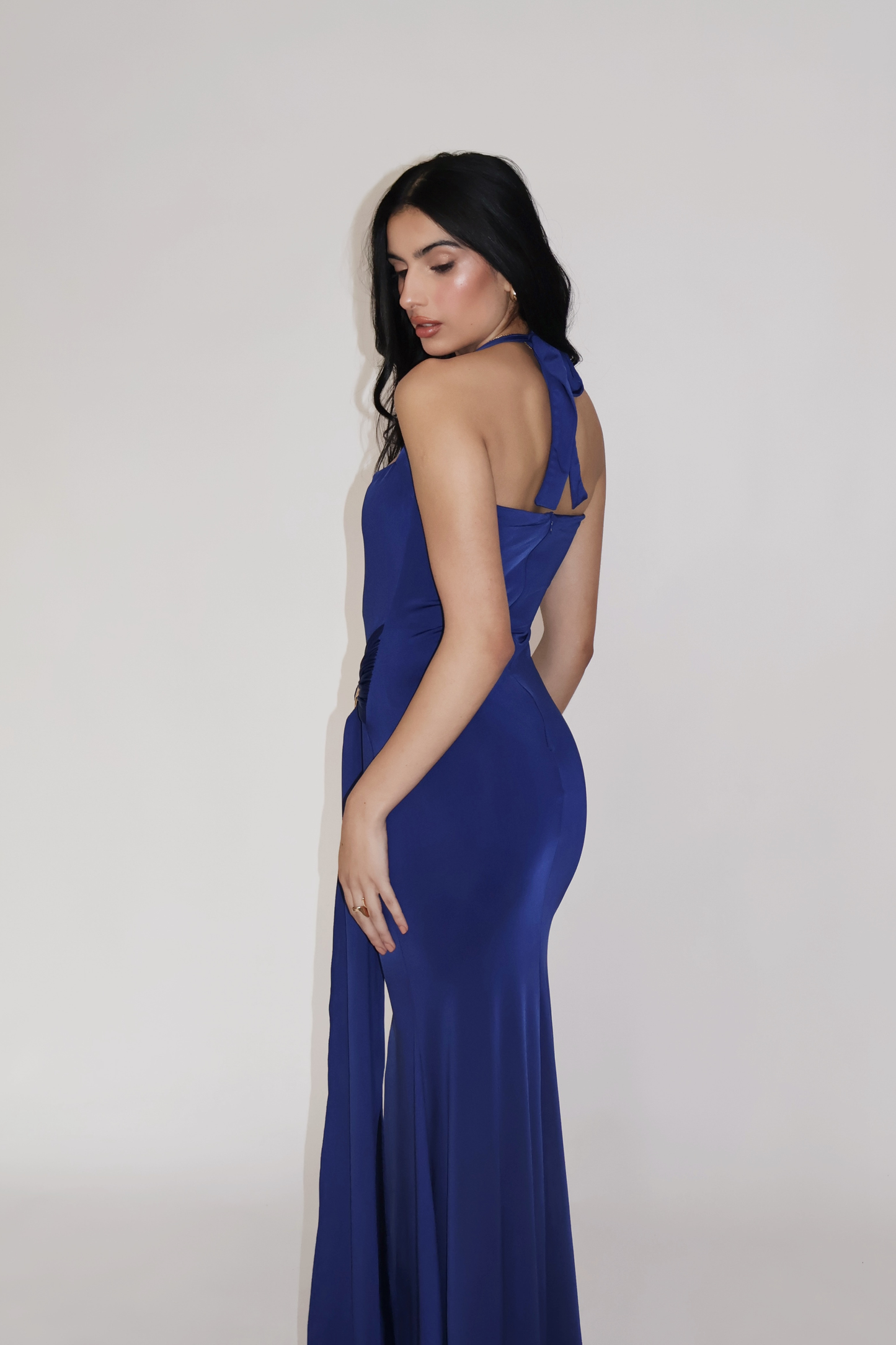 MIMOSA DRESS - (Navy)