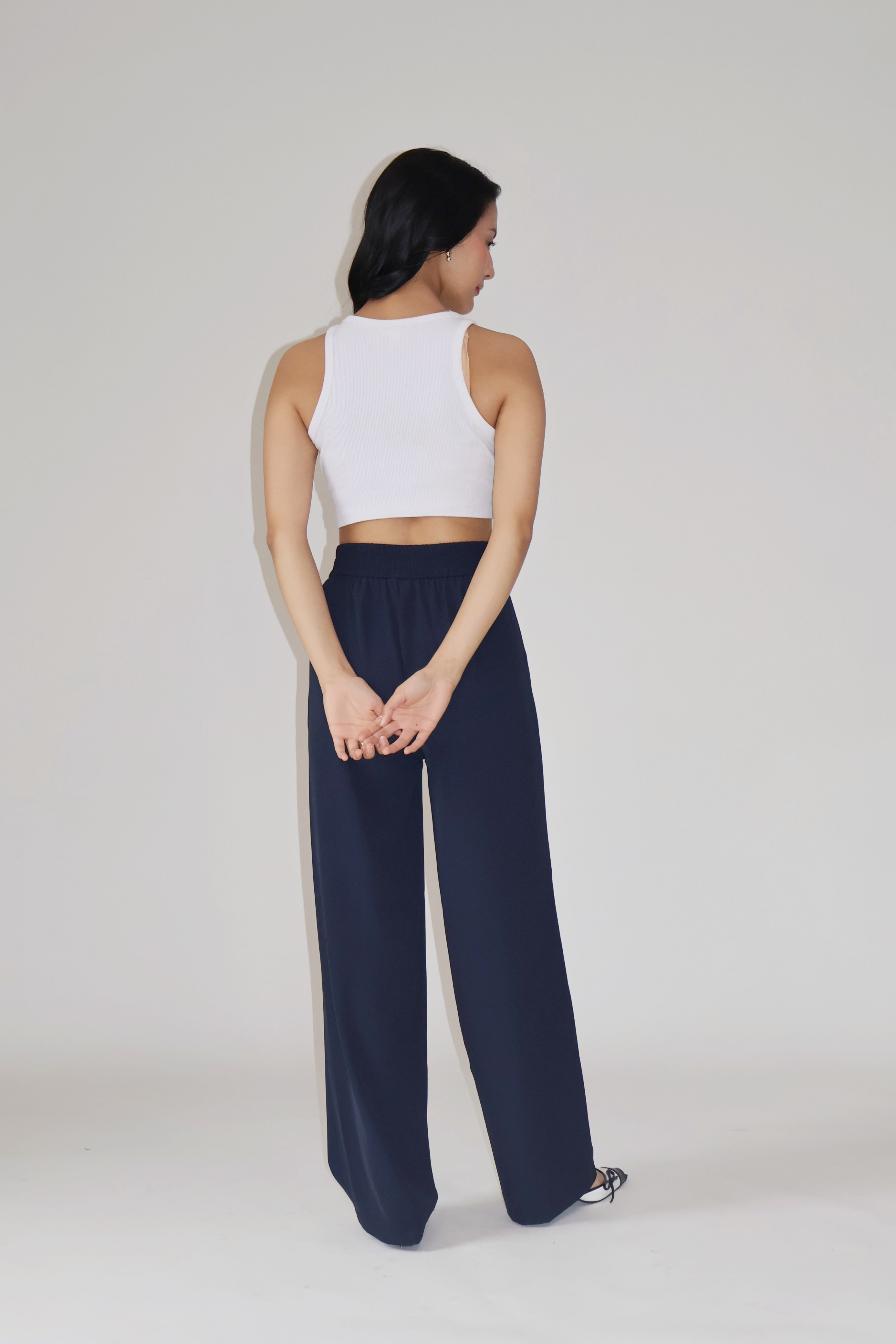 RUMI PANTS - (Navy)