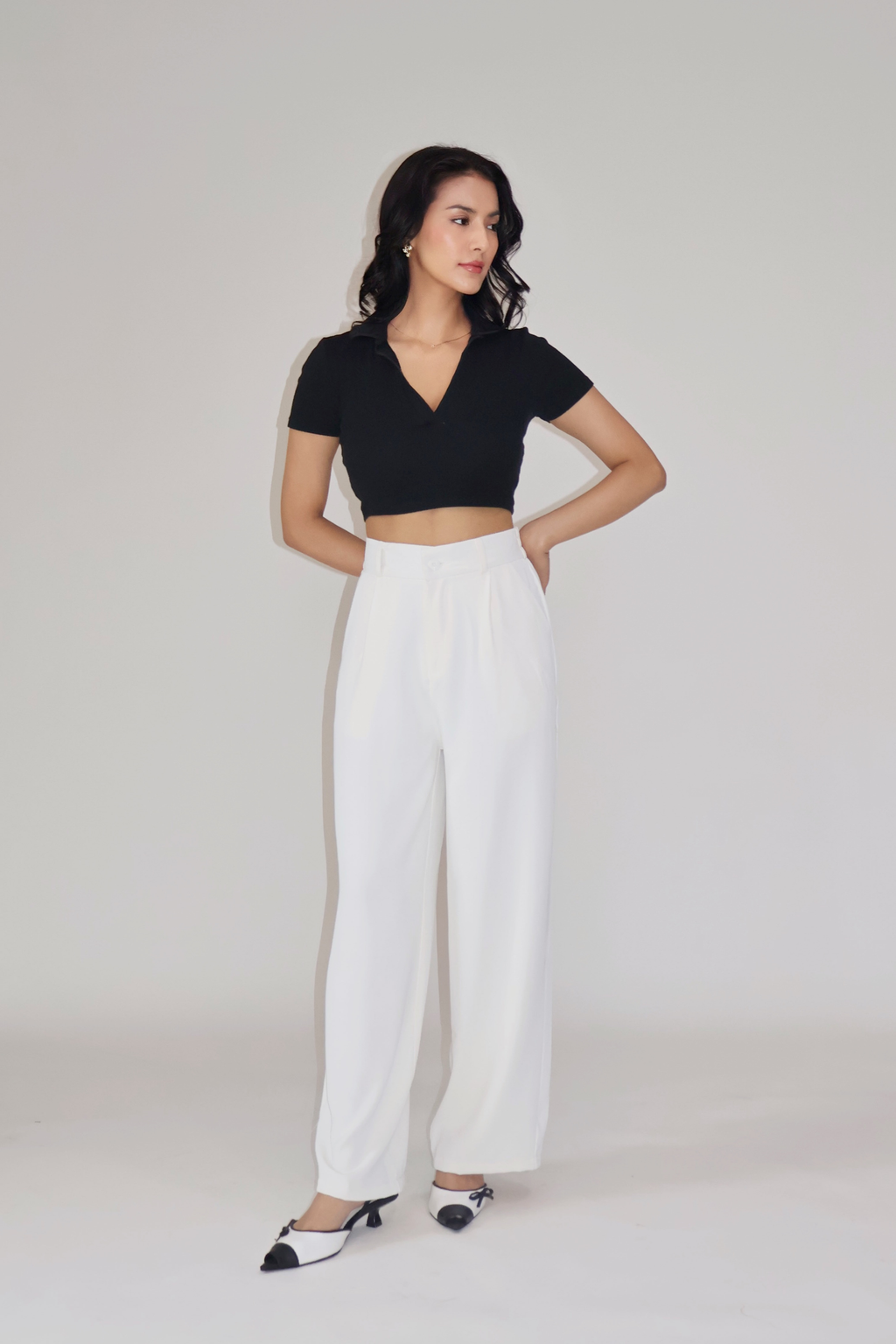 TOKYO PANTS - (Off white)
