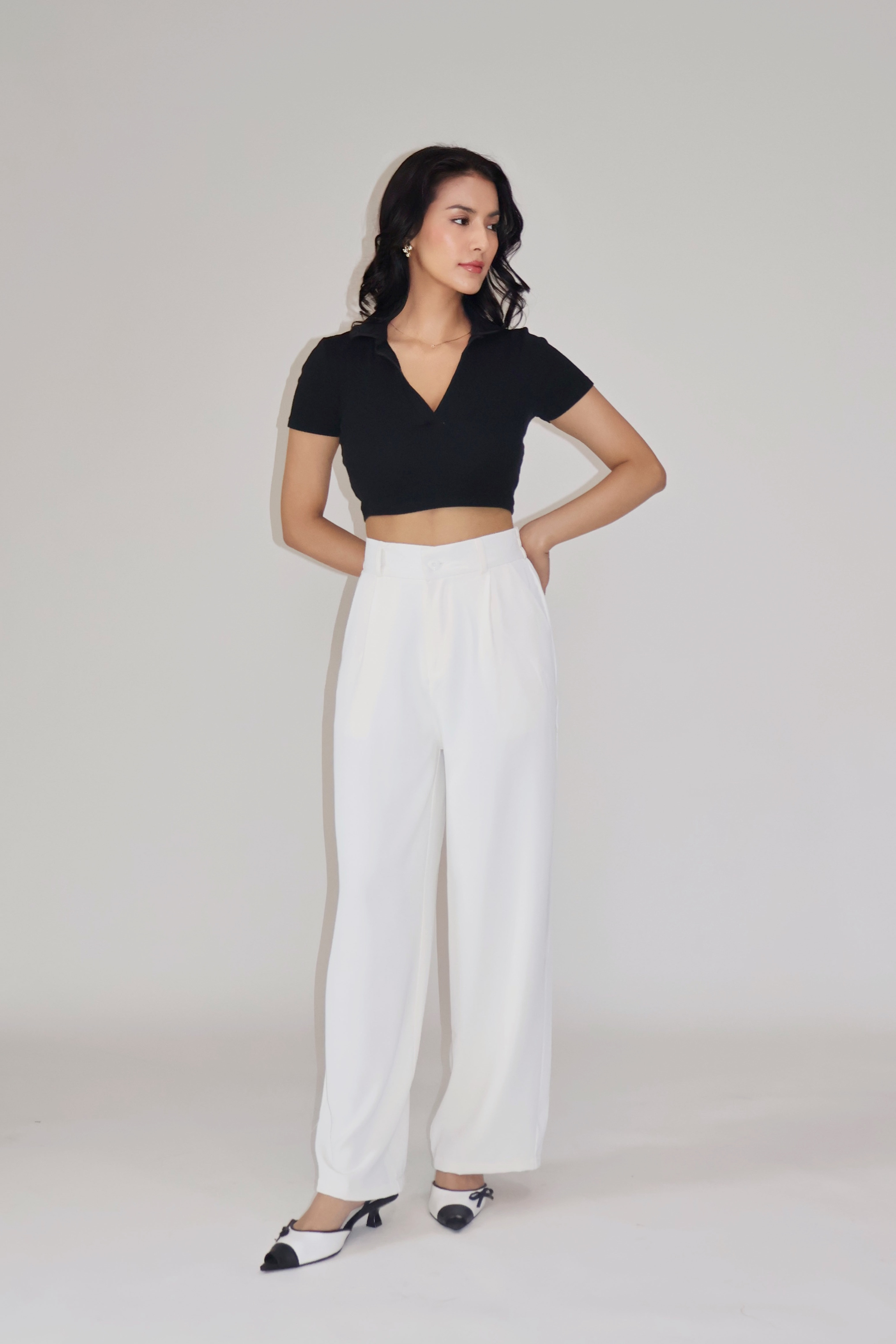 TOKYO PANTS - (Off white)