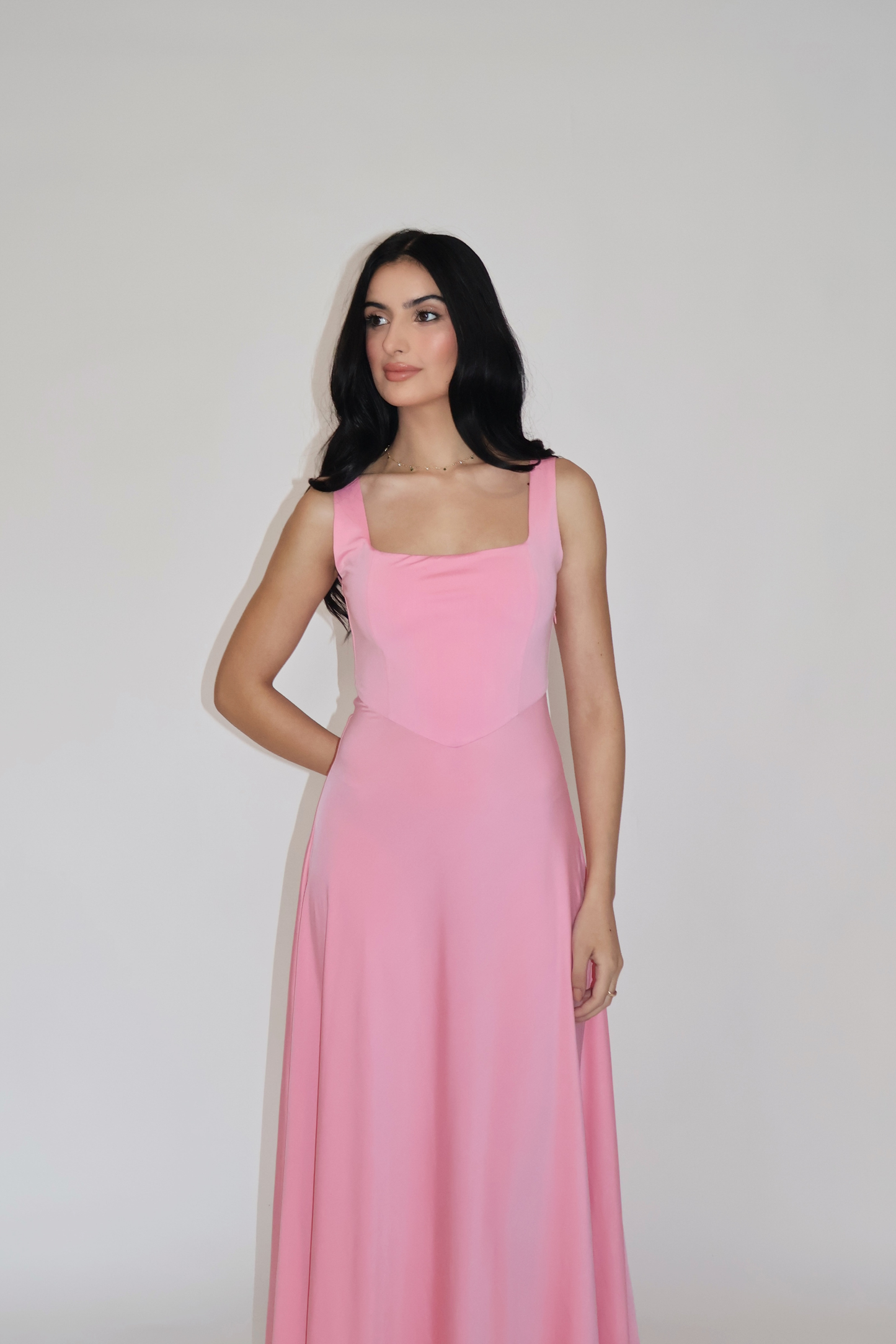 ROSÉ DRESS - (Flamingo)