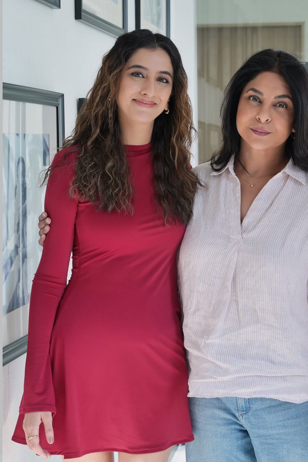 Taneesha in Red Short Flare Dress - Blair Dress (Cherry)