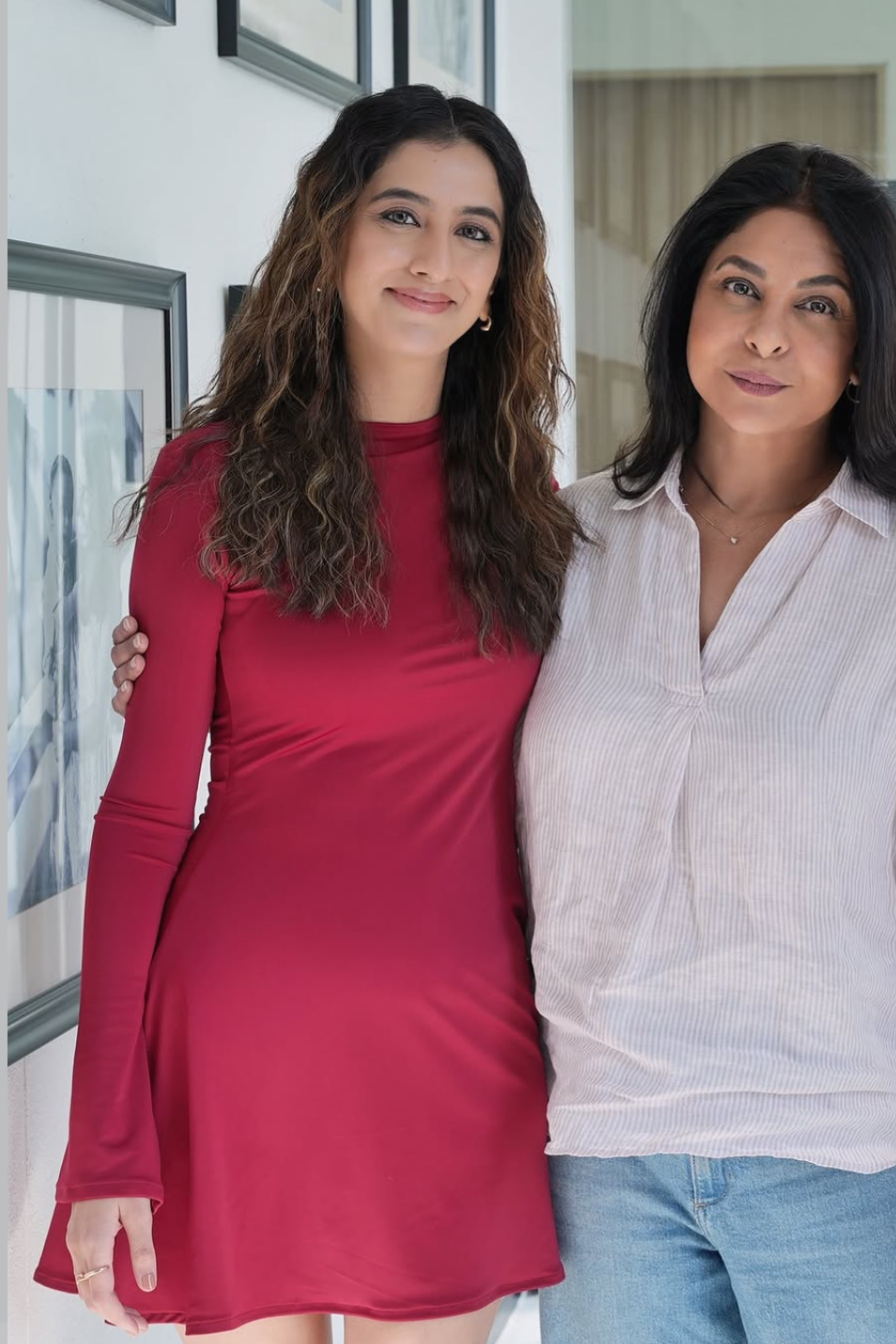 Taneesha in Red Short Flare Dress - Blair Dress (Cherry)