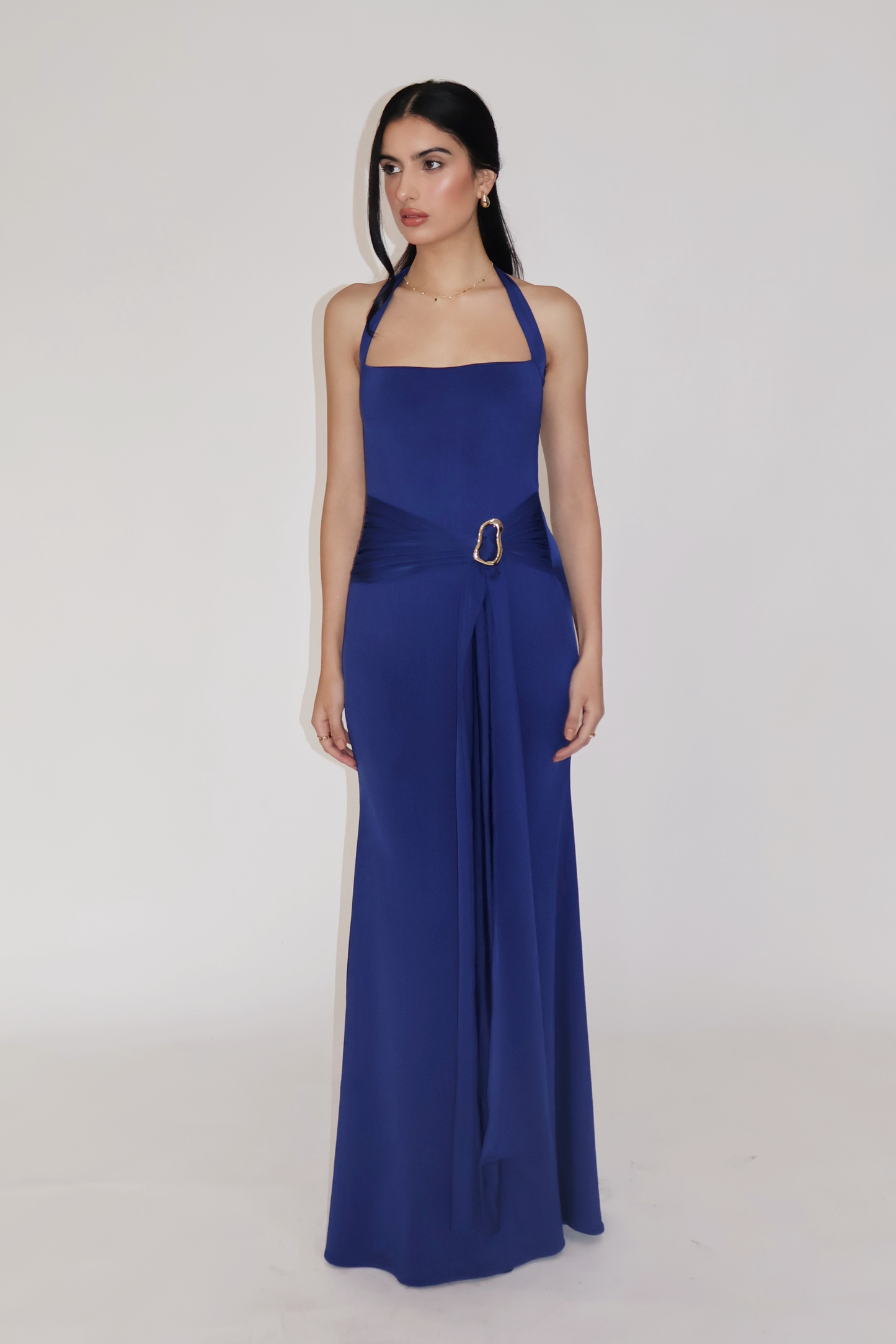 MIMOSA DRESS - (Navy)