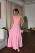 Elisha in Rose Dress Flamingo