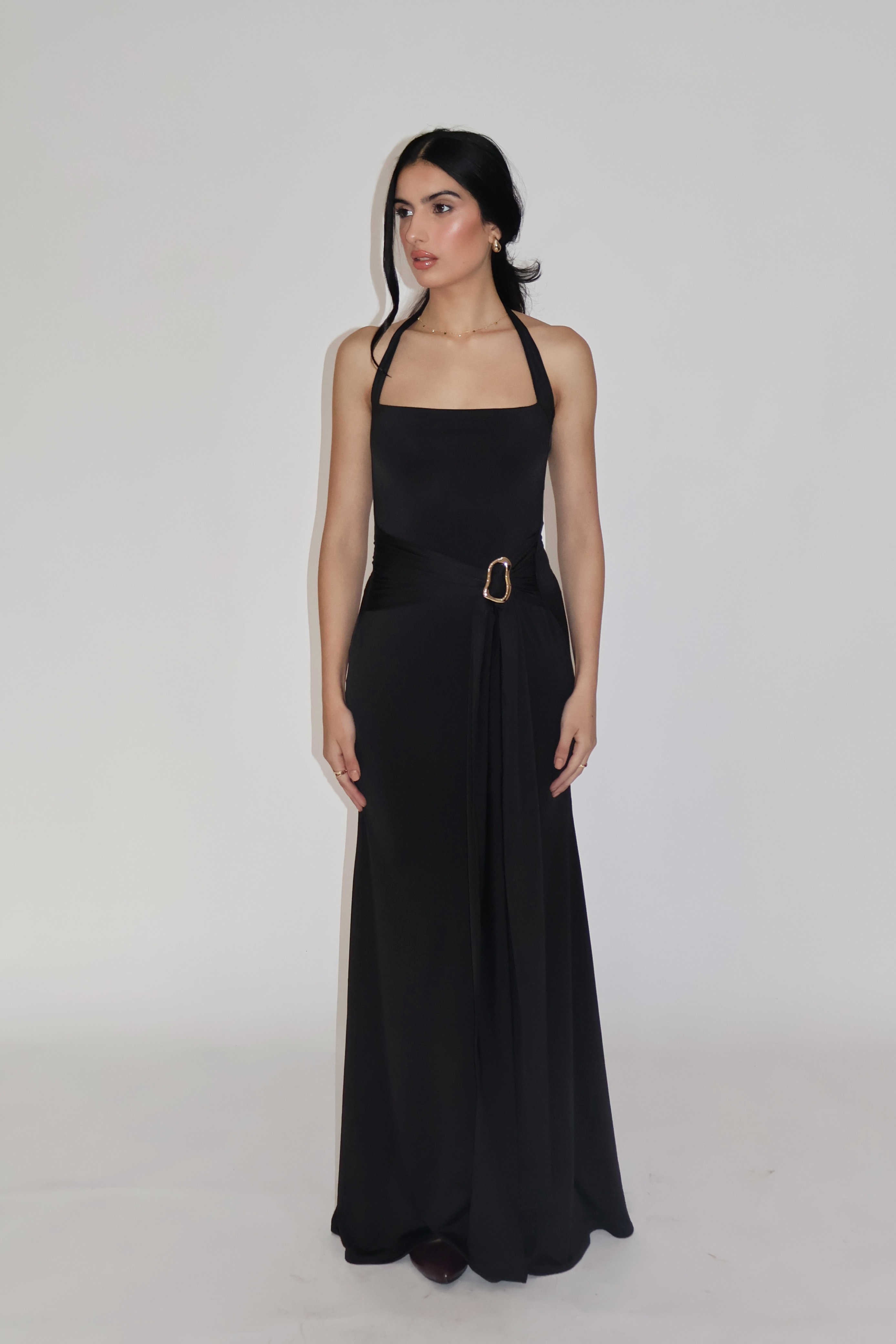 MIMOSA DRESS - (Onyx)
