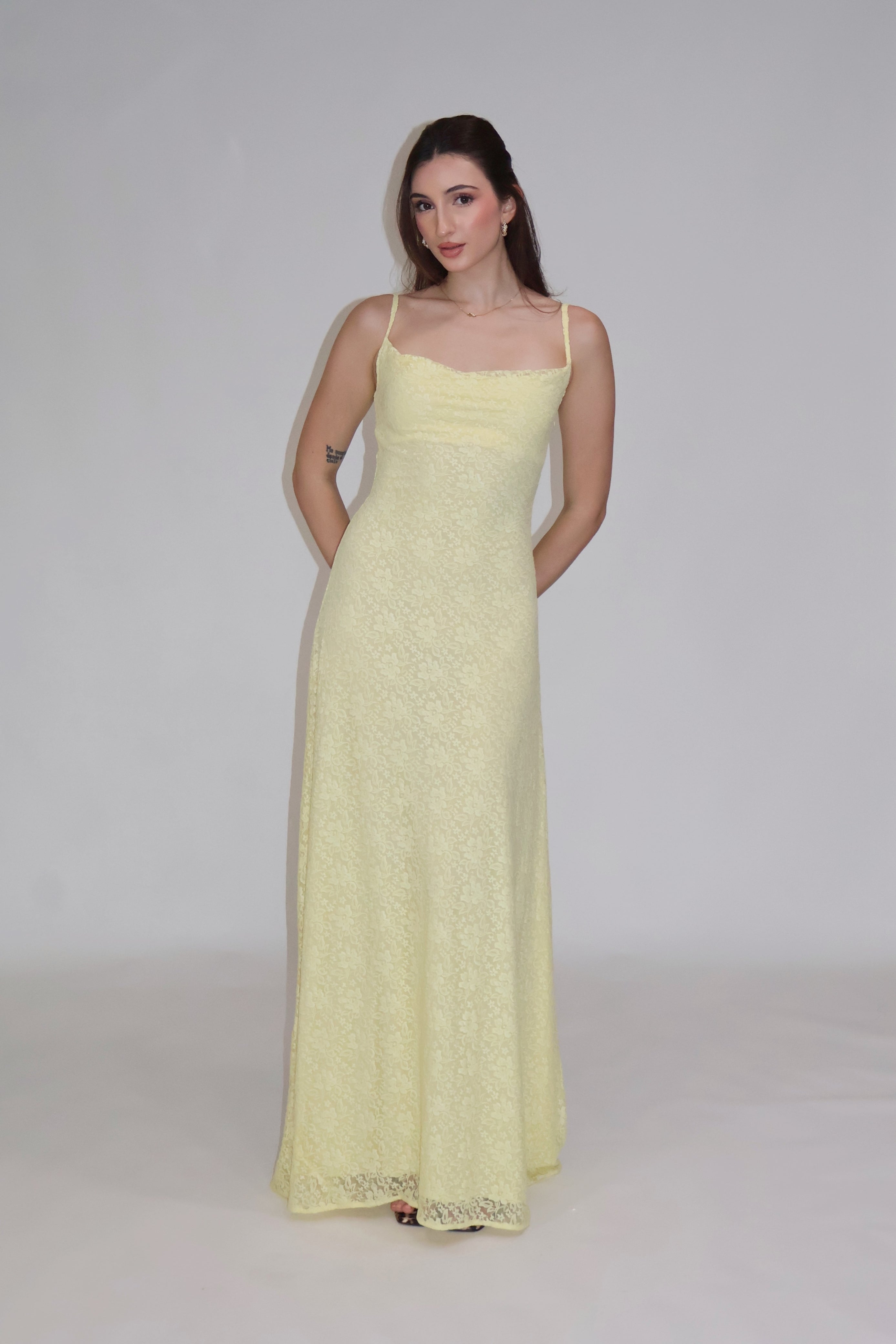 BLOSSOM DRESS - (Butter)