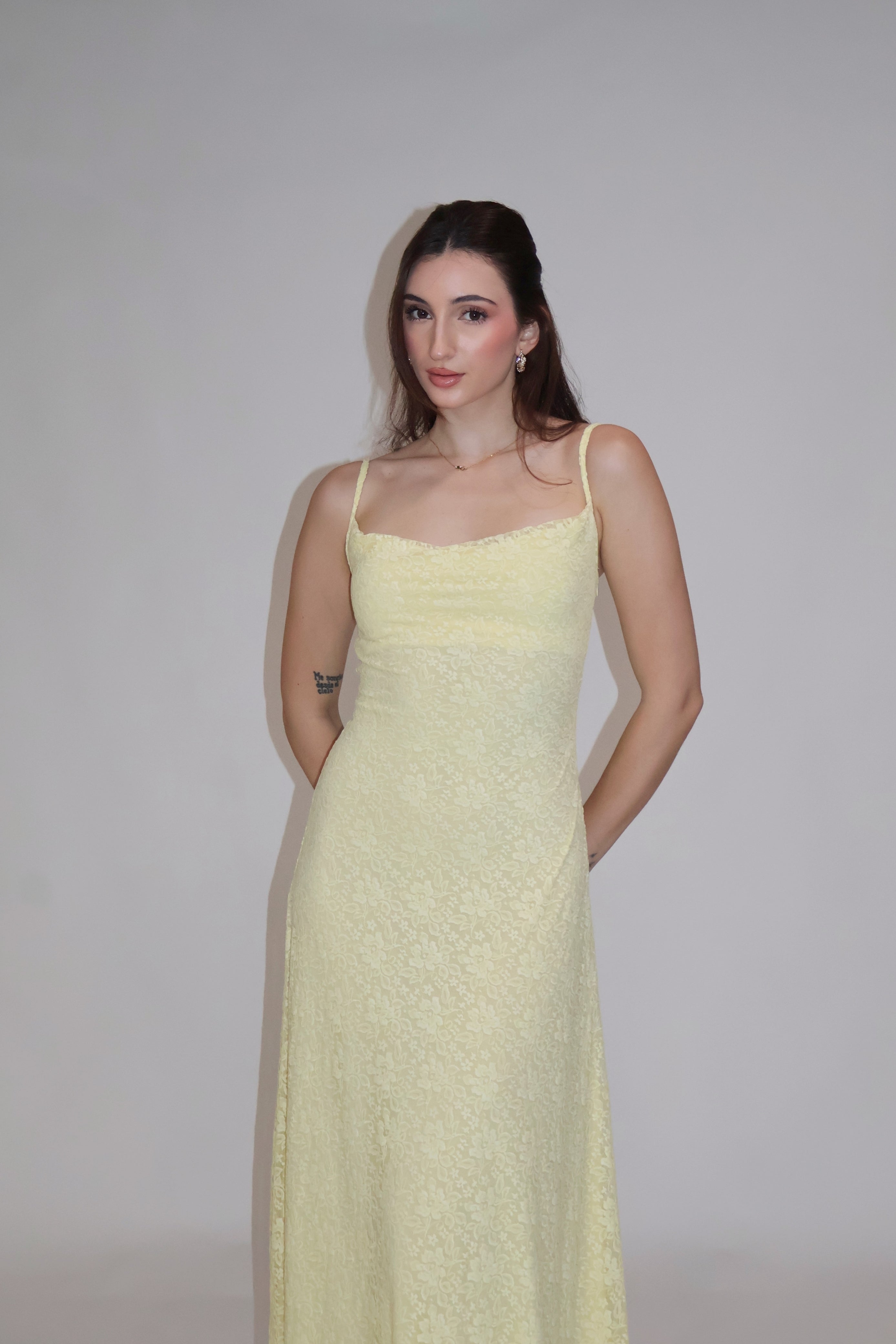 BLOSSOM DRESS - (Butter)