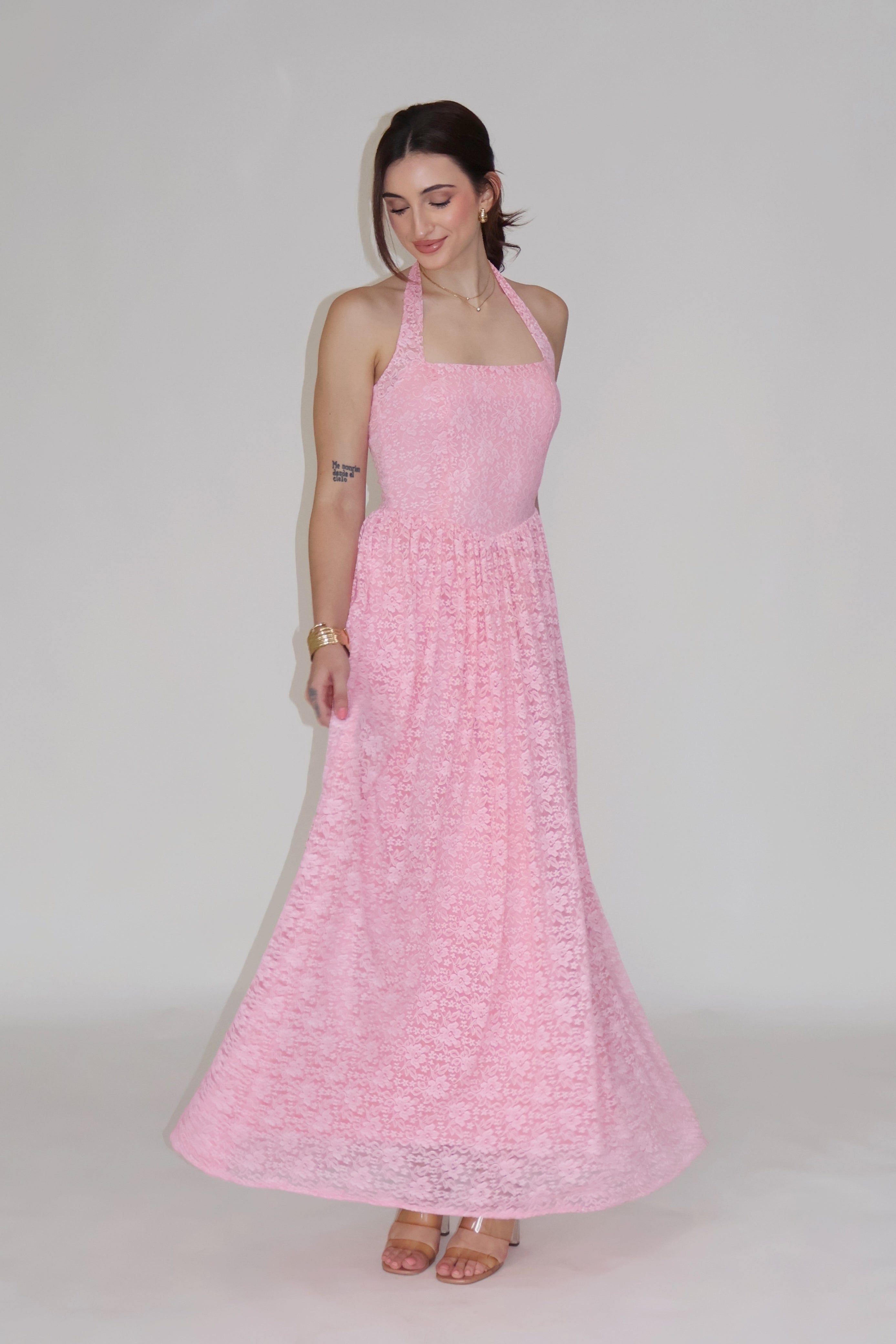 PEONY DRESS - (Pink)