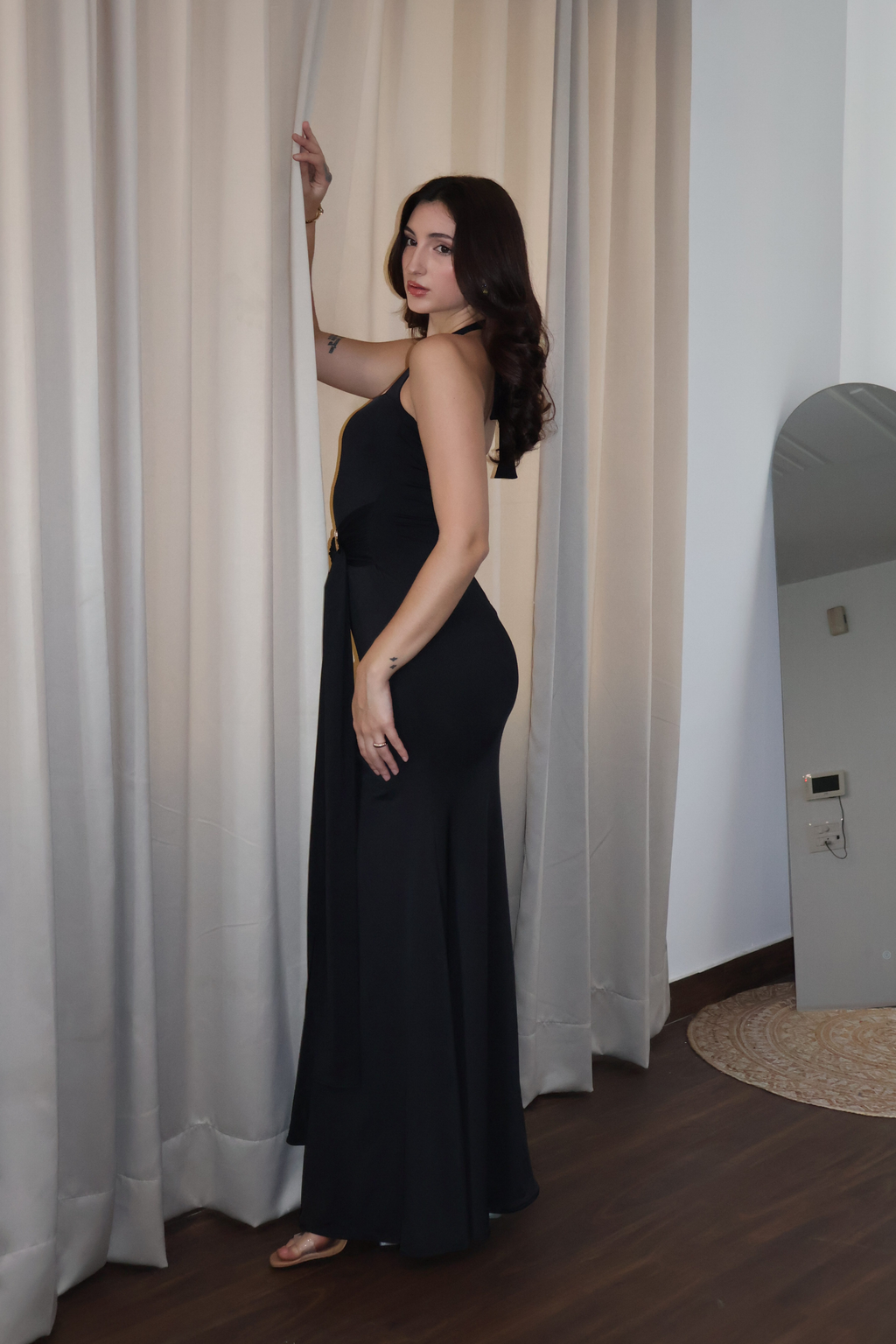 Luana in MIMOSA DRESS - (Onyx)