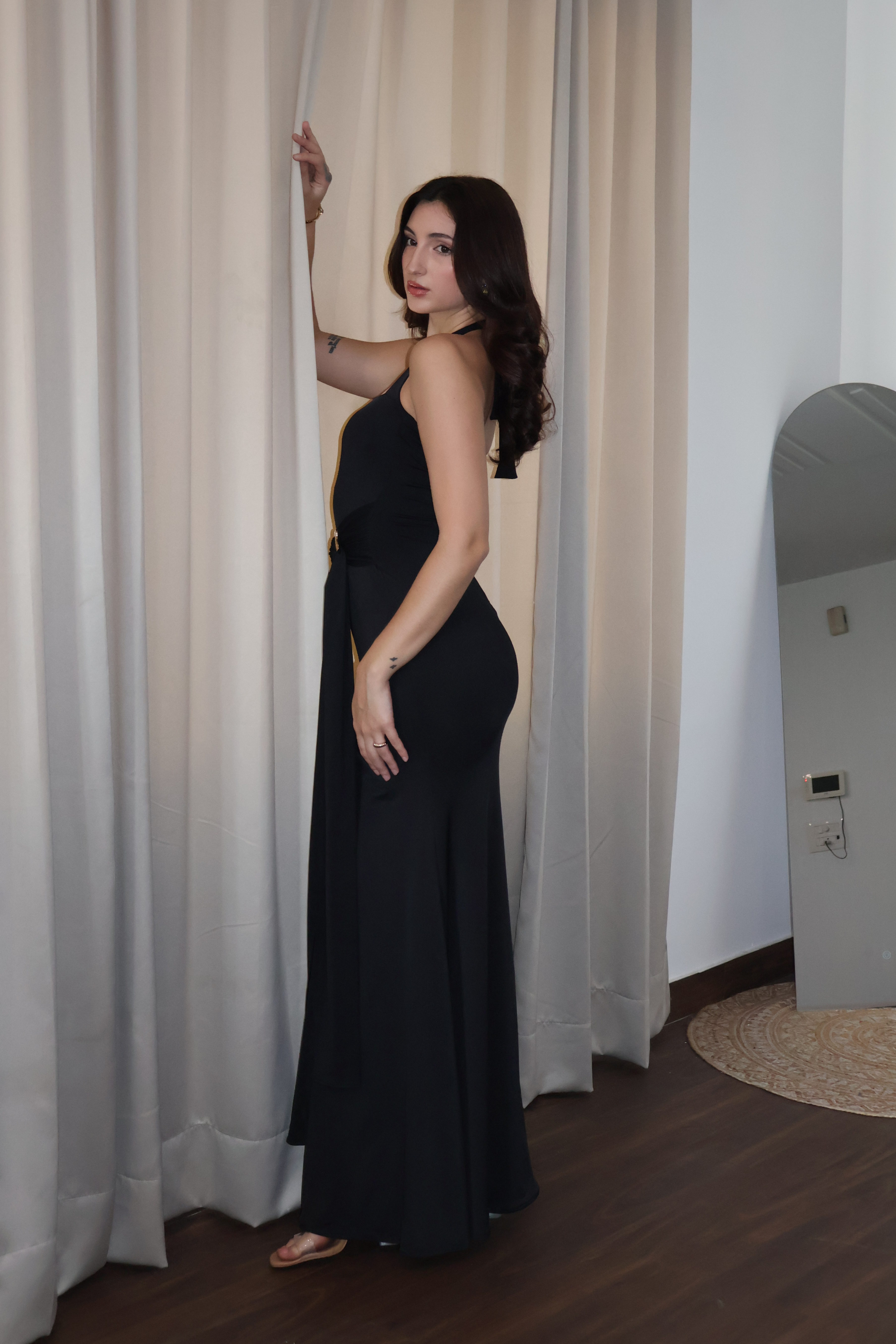 Luana in MIMOSA DRESS - (Onyx)