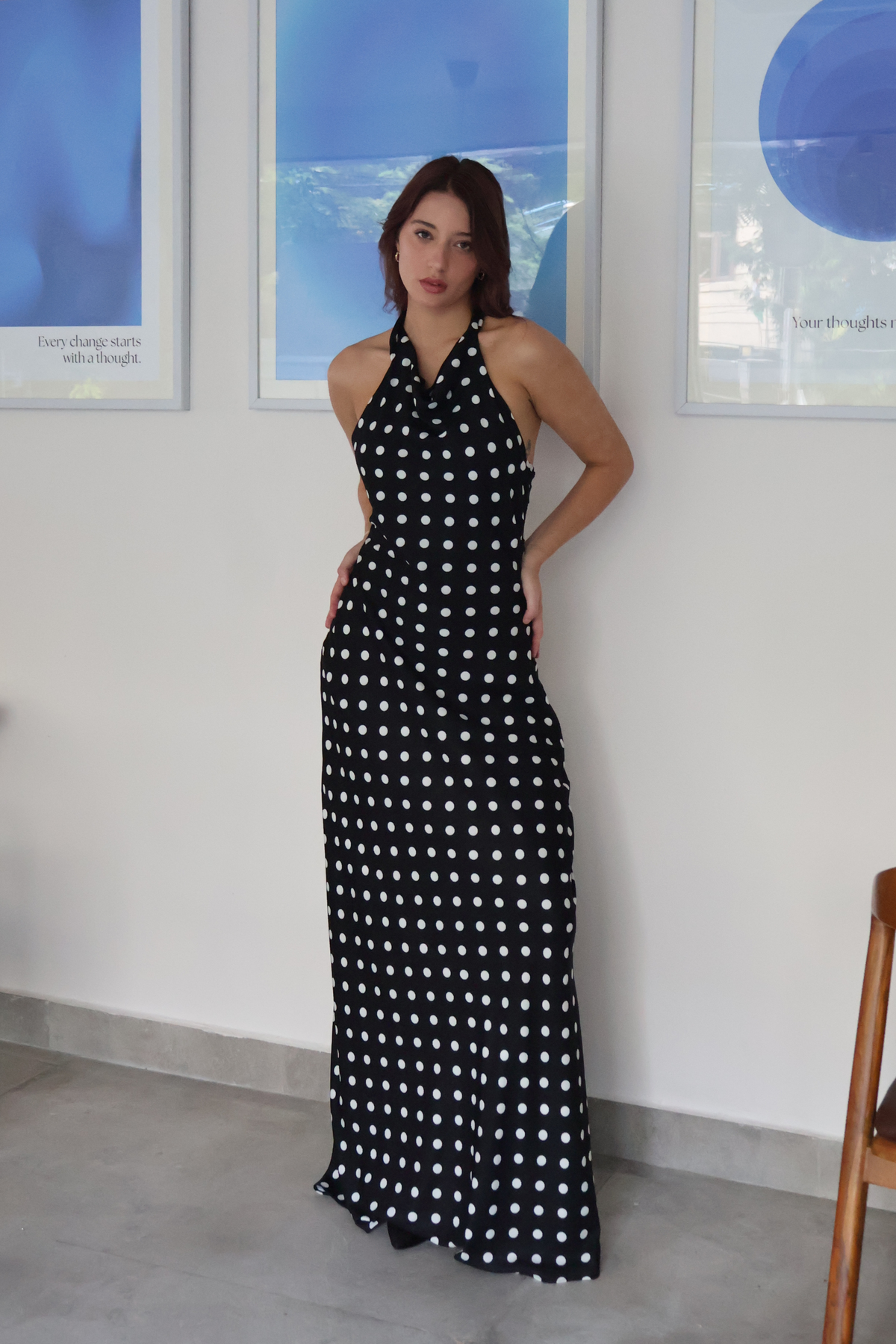 Shania in LYNA Dress - Black