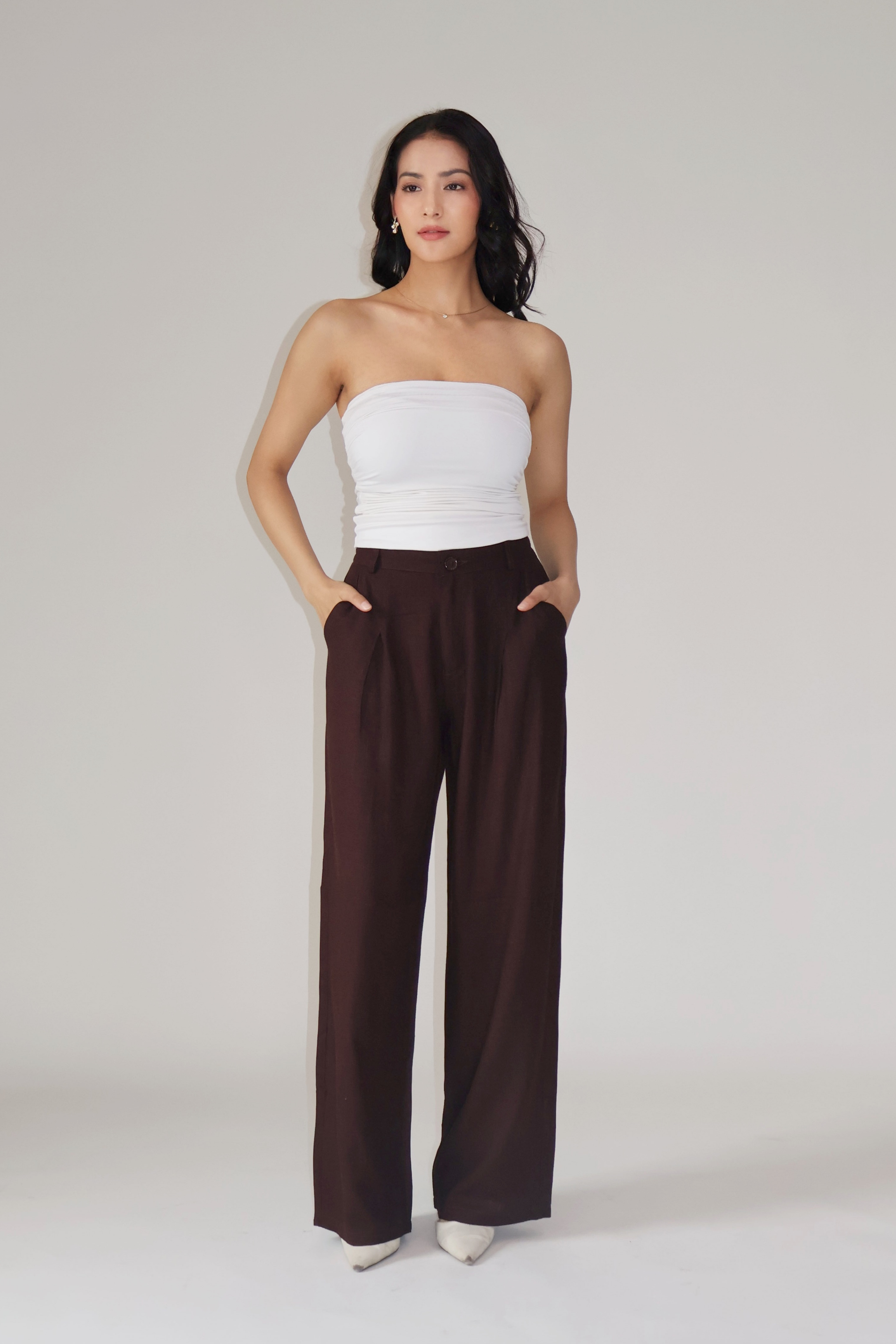 COASTAL PANTS - (Deep coco)