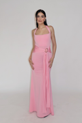 MIMOSA DRESS - (Flamingo)