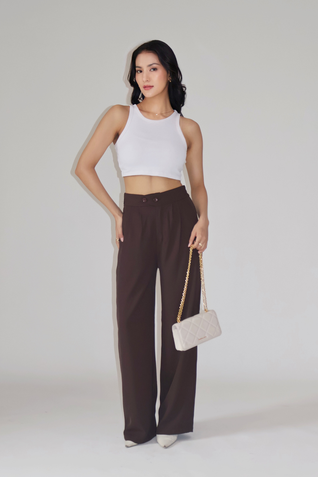 RUMI PANTS - (Brown)