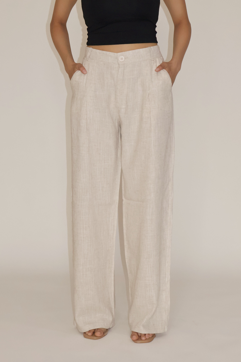 COASTAL PANTS - (Oat meal)